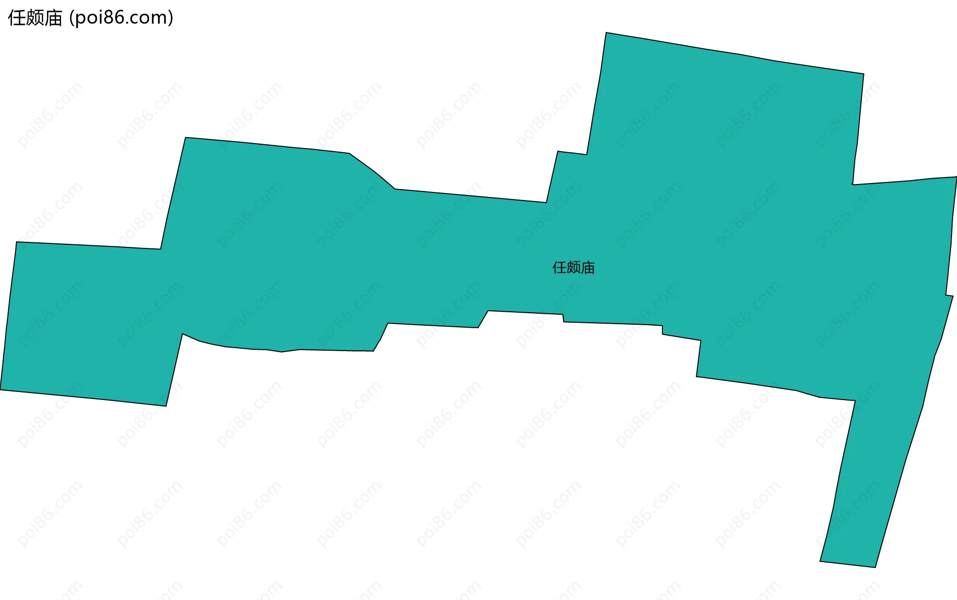 任颇庙边界地图