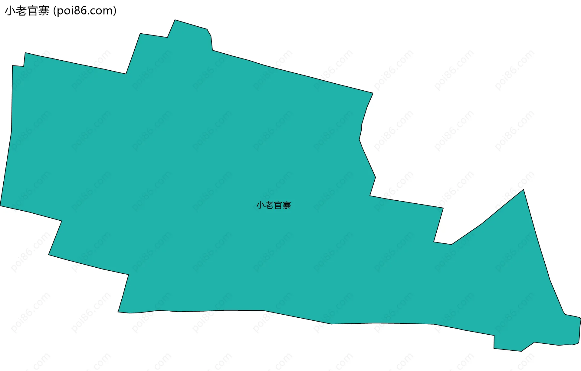 小老官寨边界地图