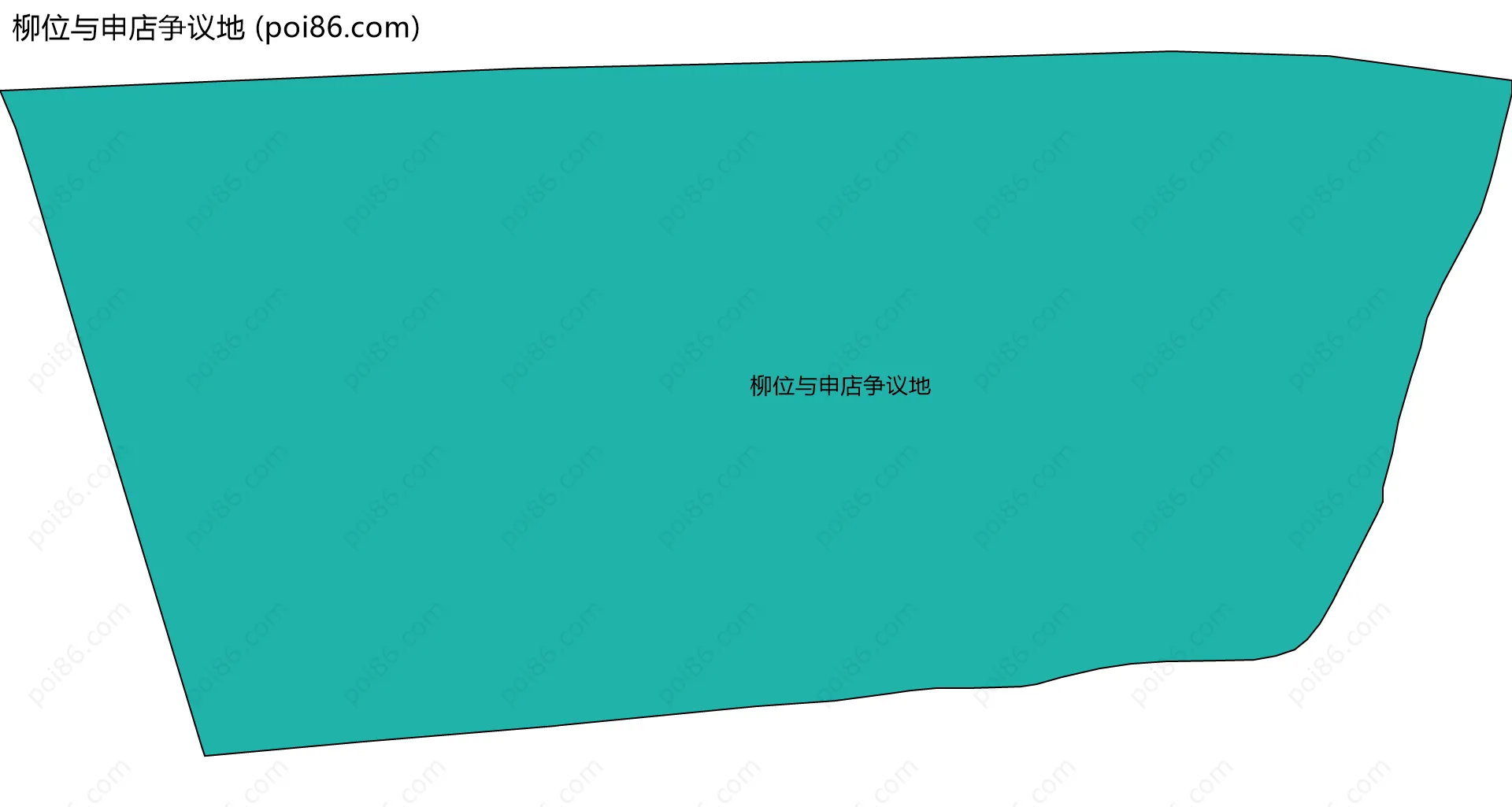 柳位与申店争议地边界地图