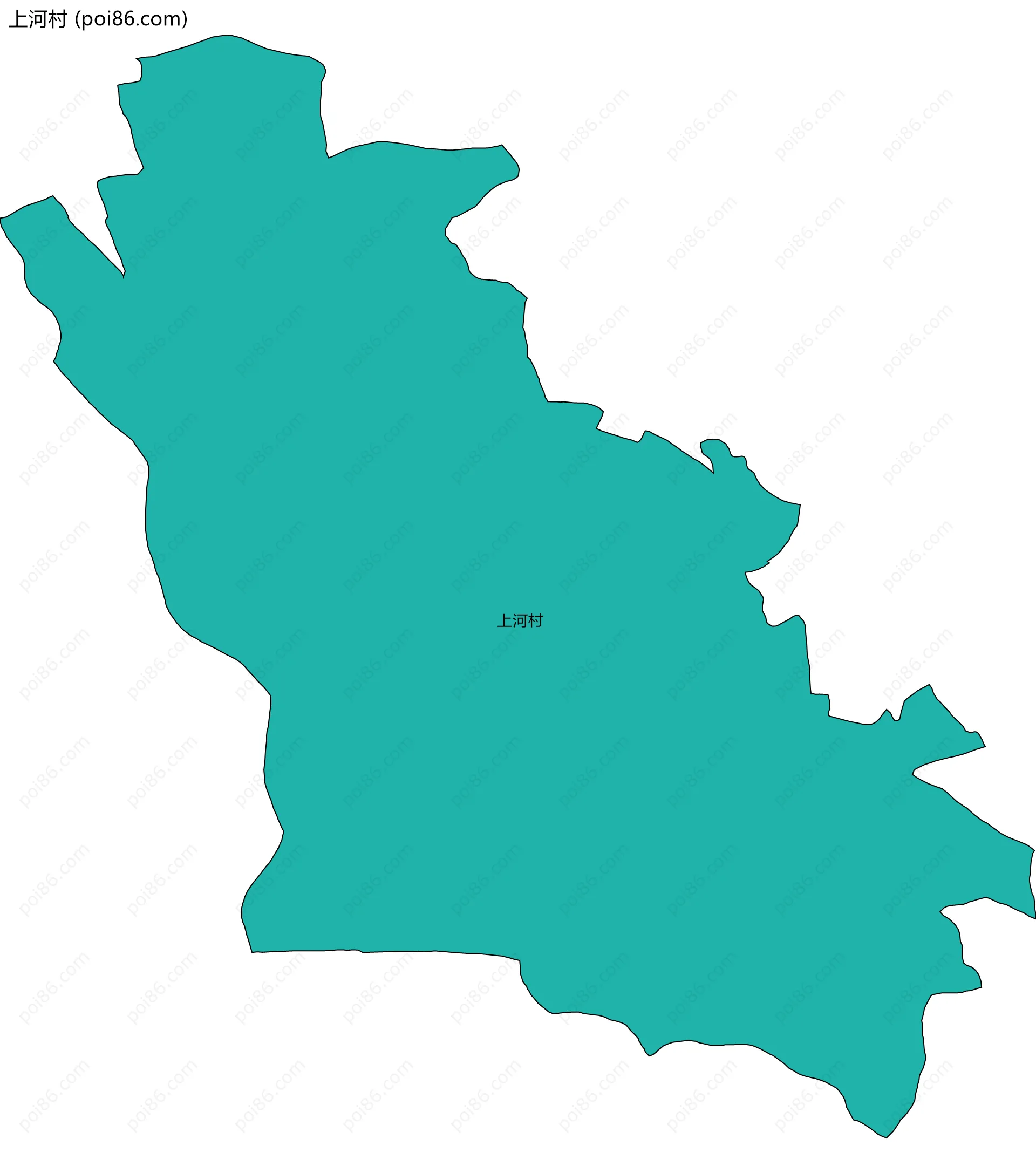 上河村边界地图