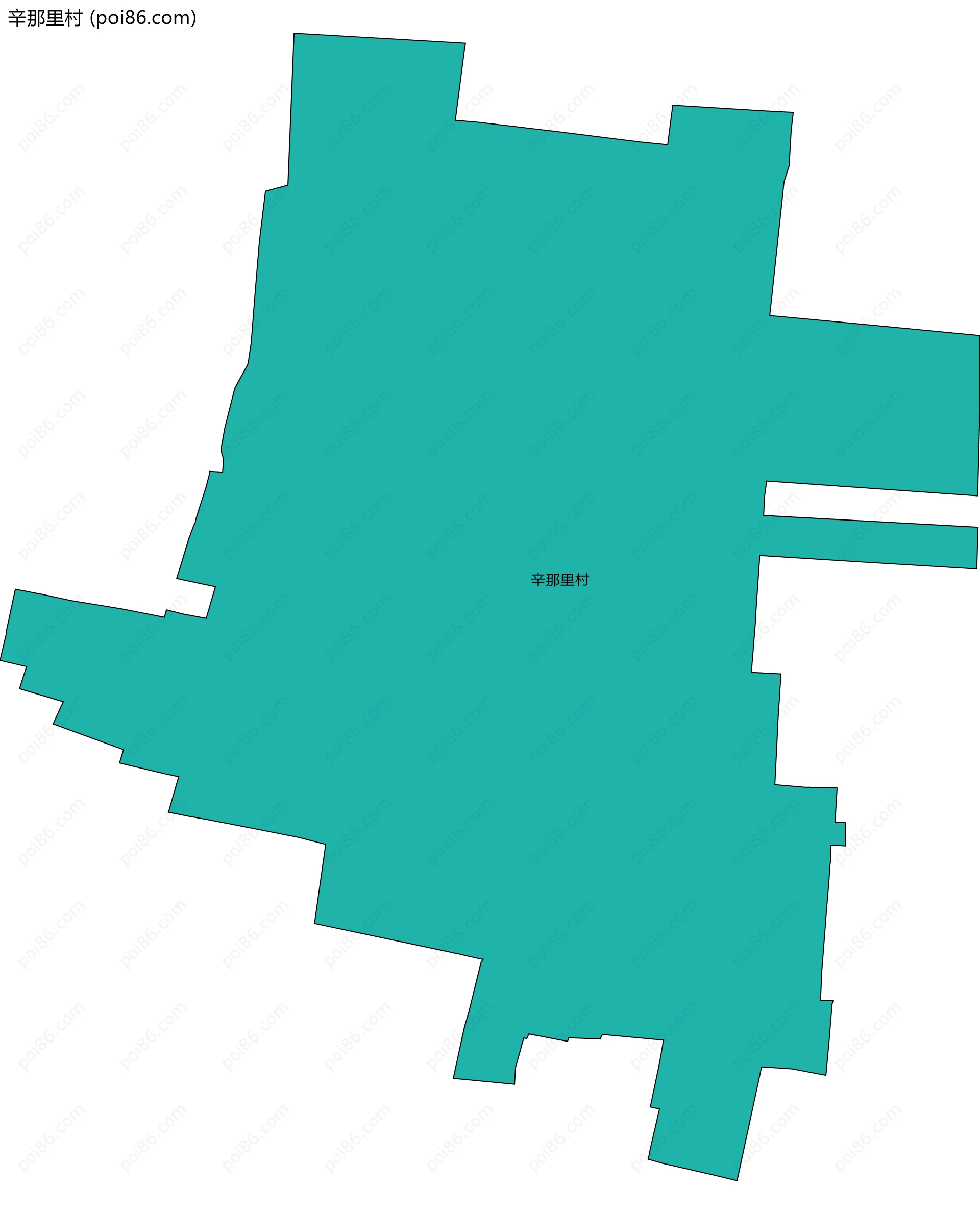 辛那里村边界地图