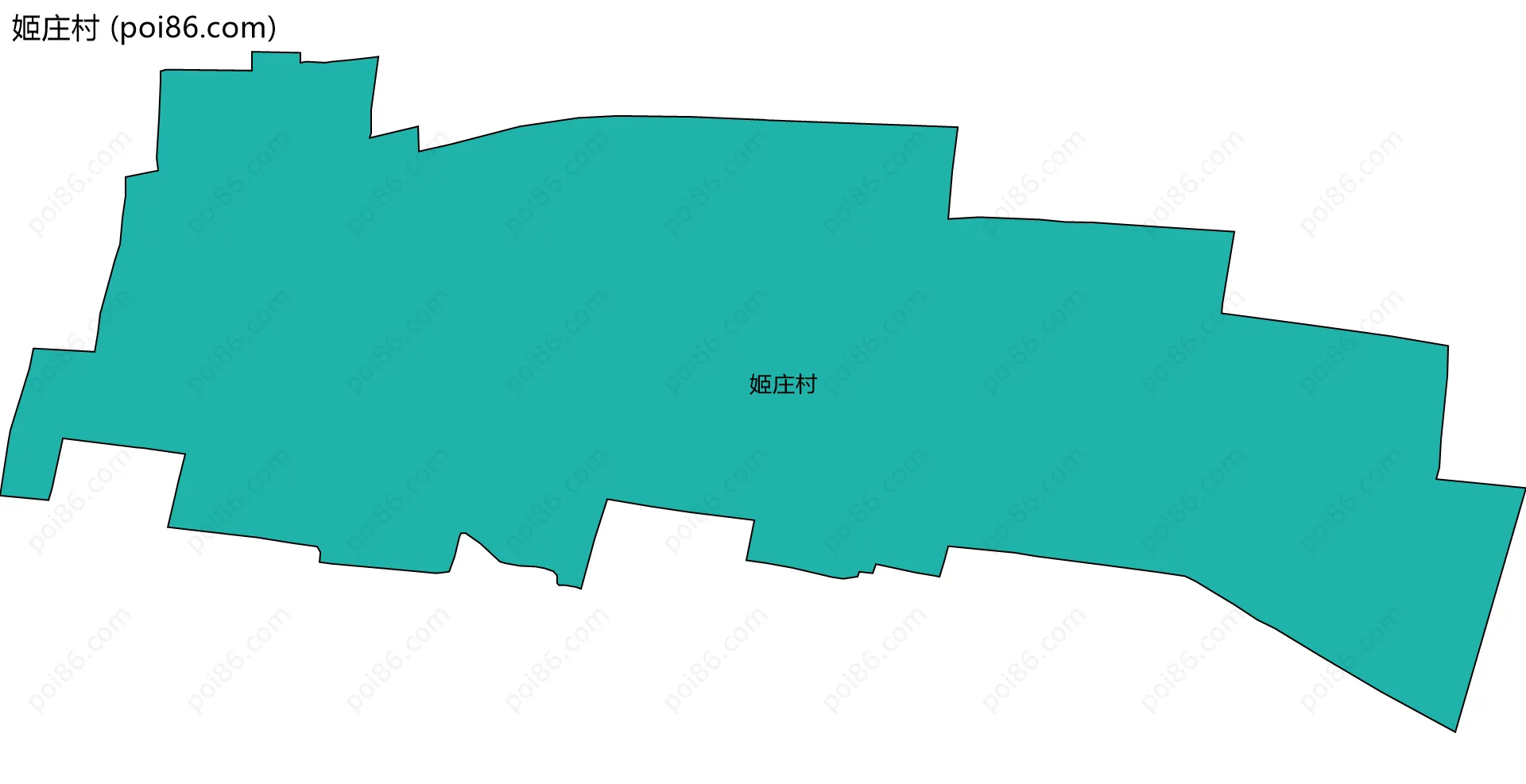 姬庄村边界地图