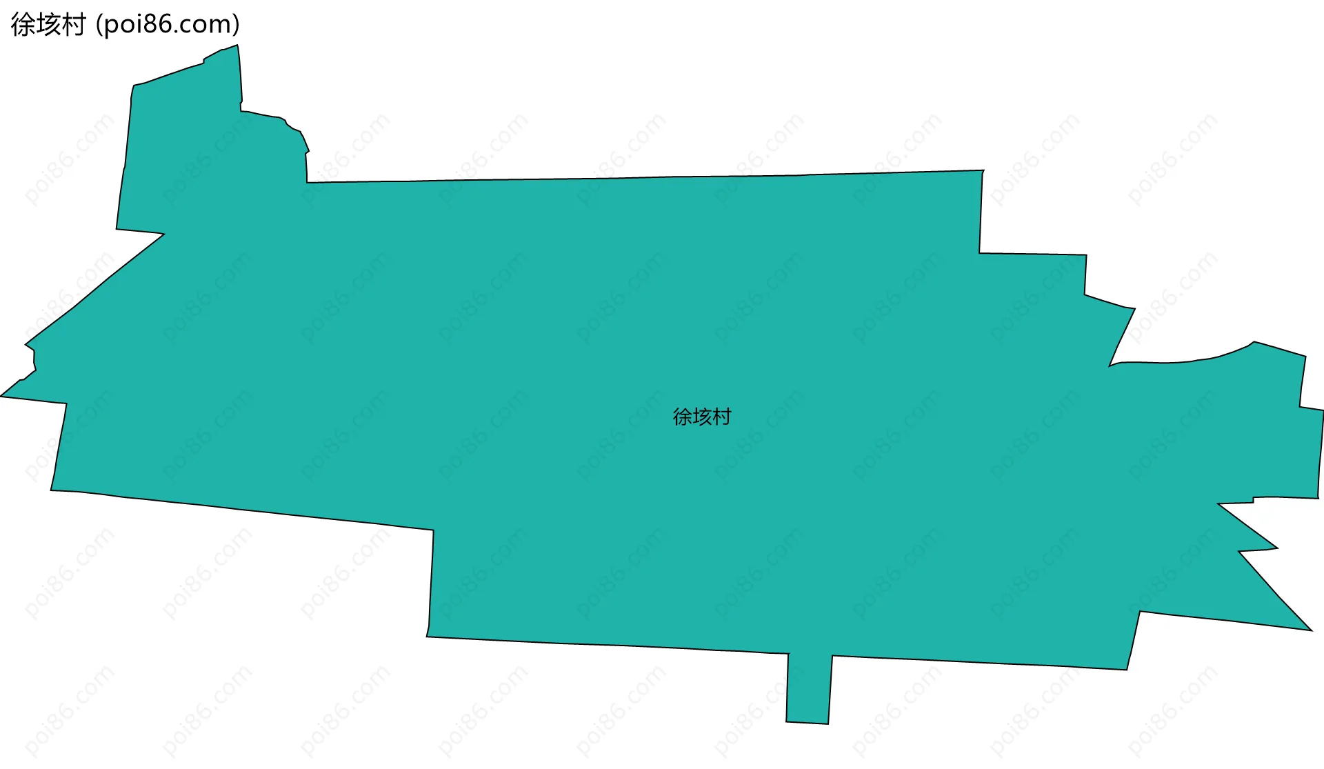 徐垓村边界地图