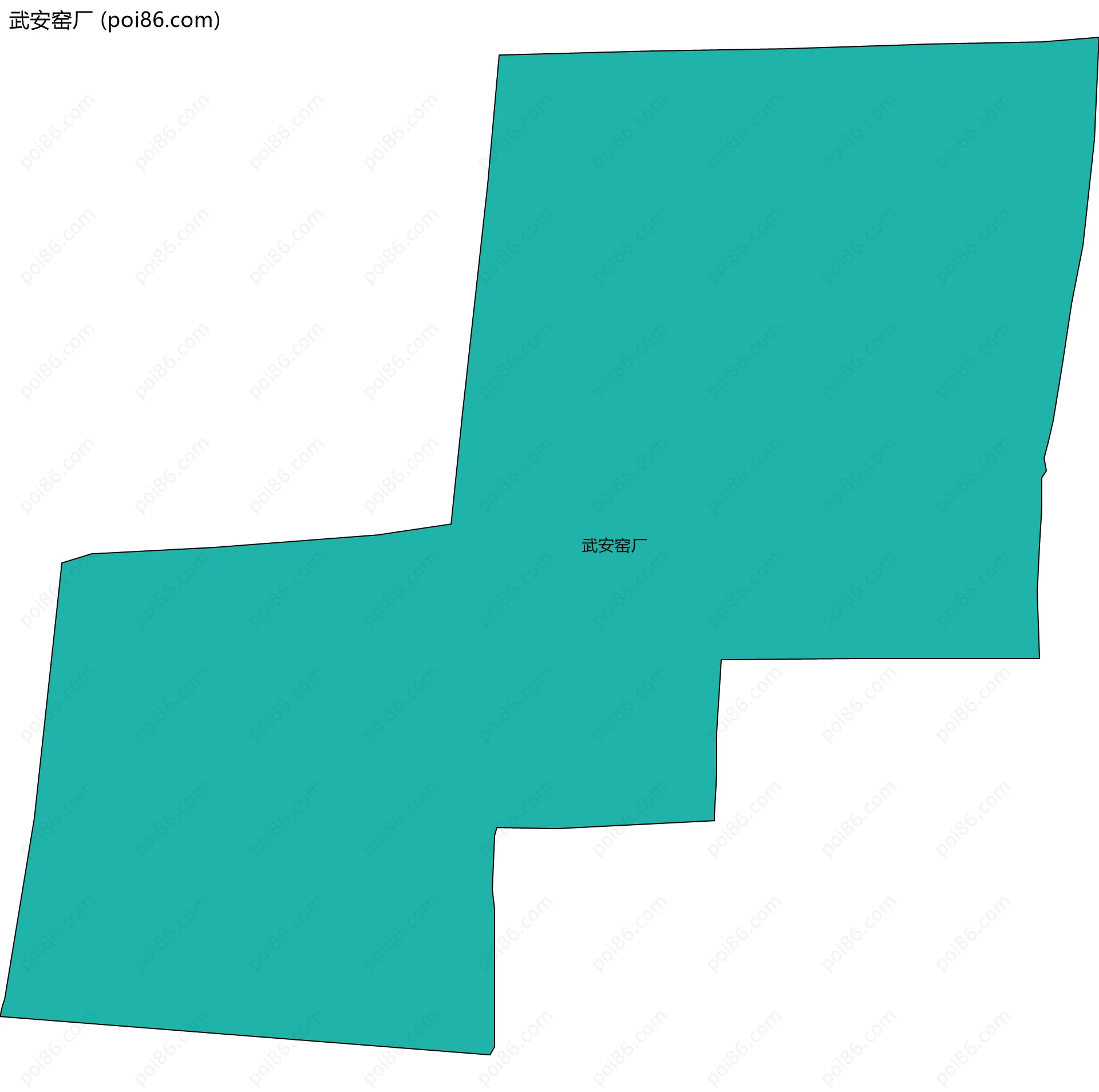 武安窑厂边界地图