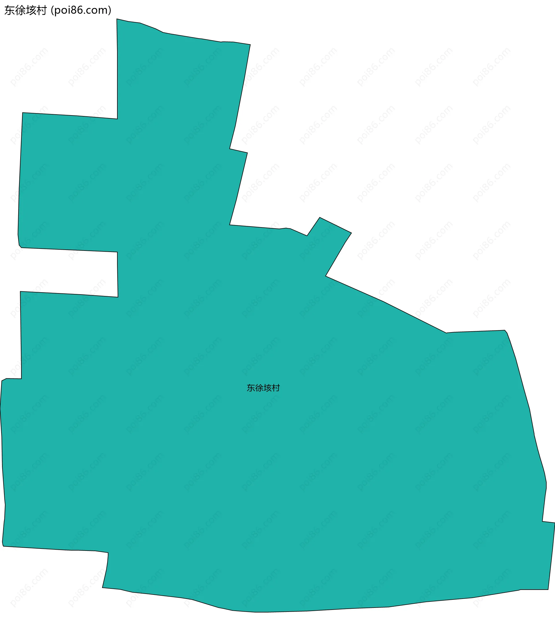 东徐垓村边界地图