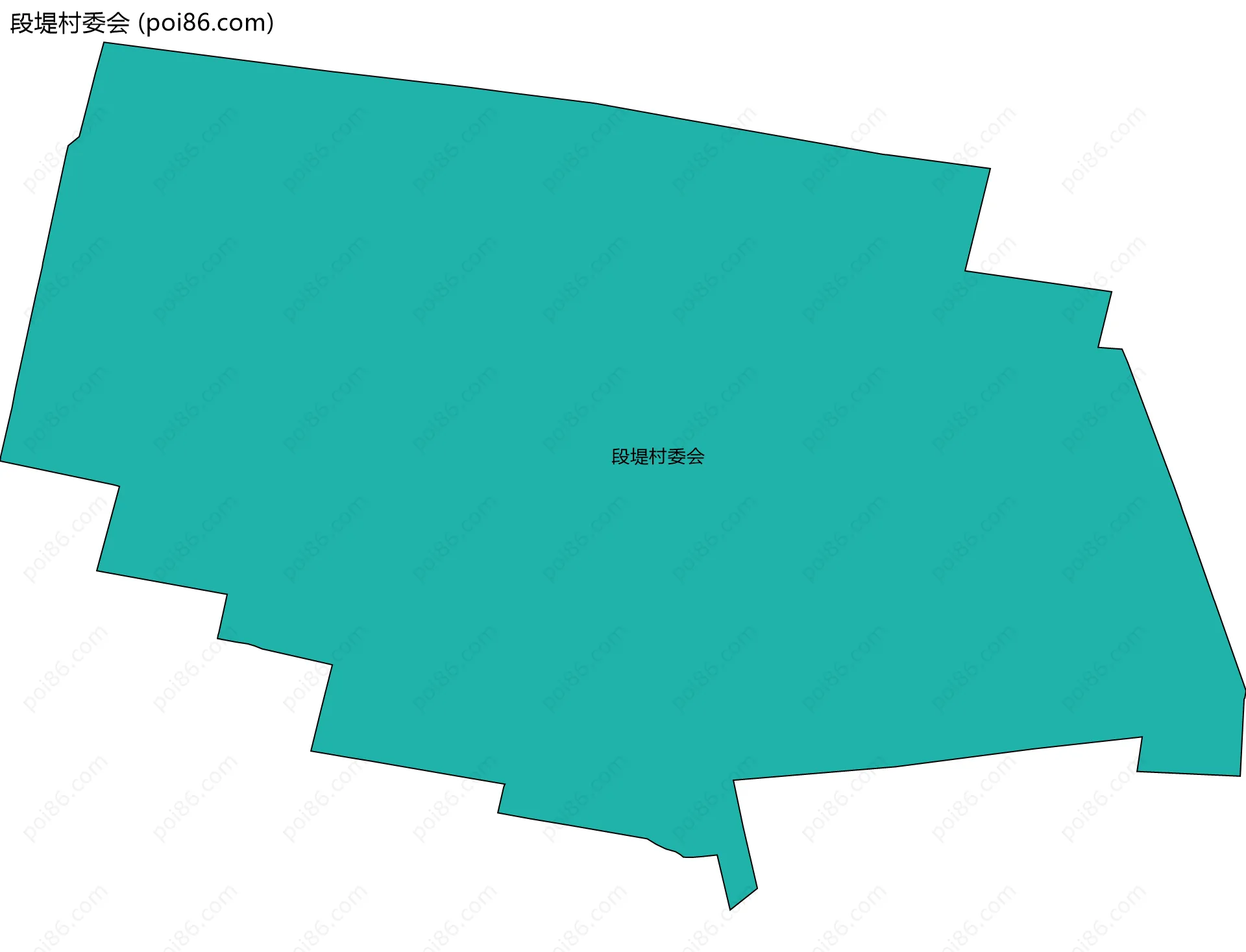 段堤村委会边界地图