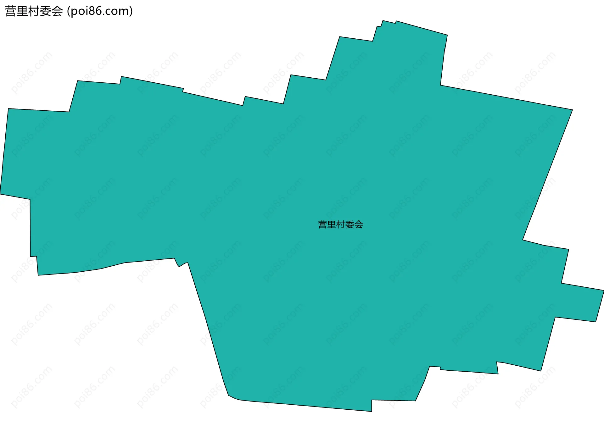 营里村委会边界地图