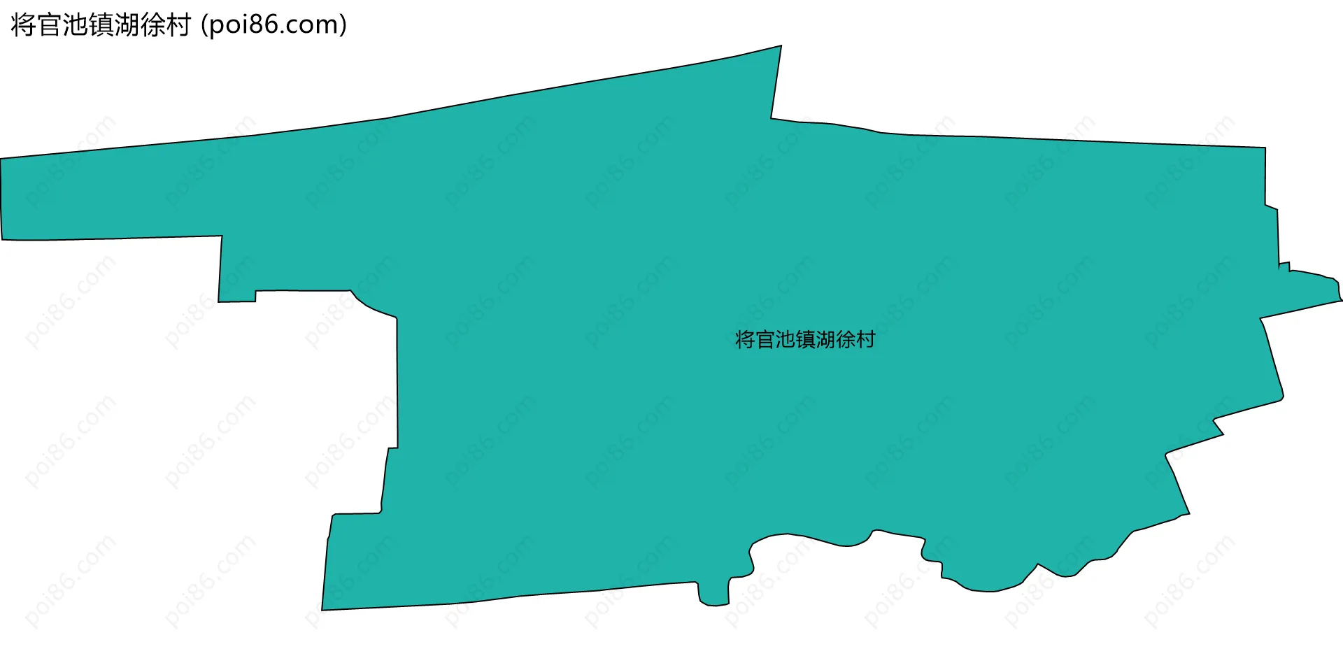 将官池镇湖徐村边界地图