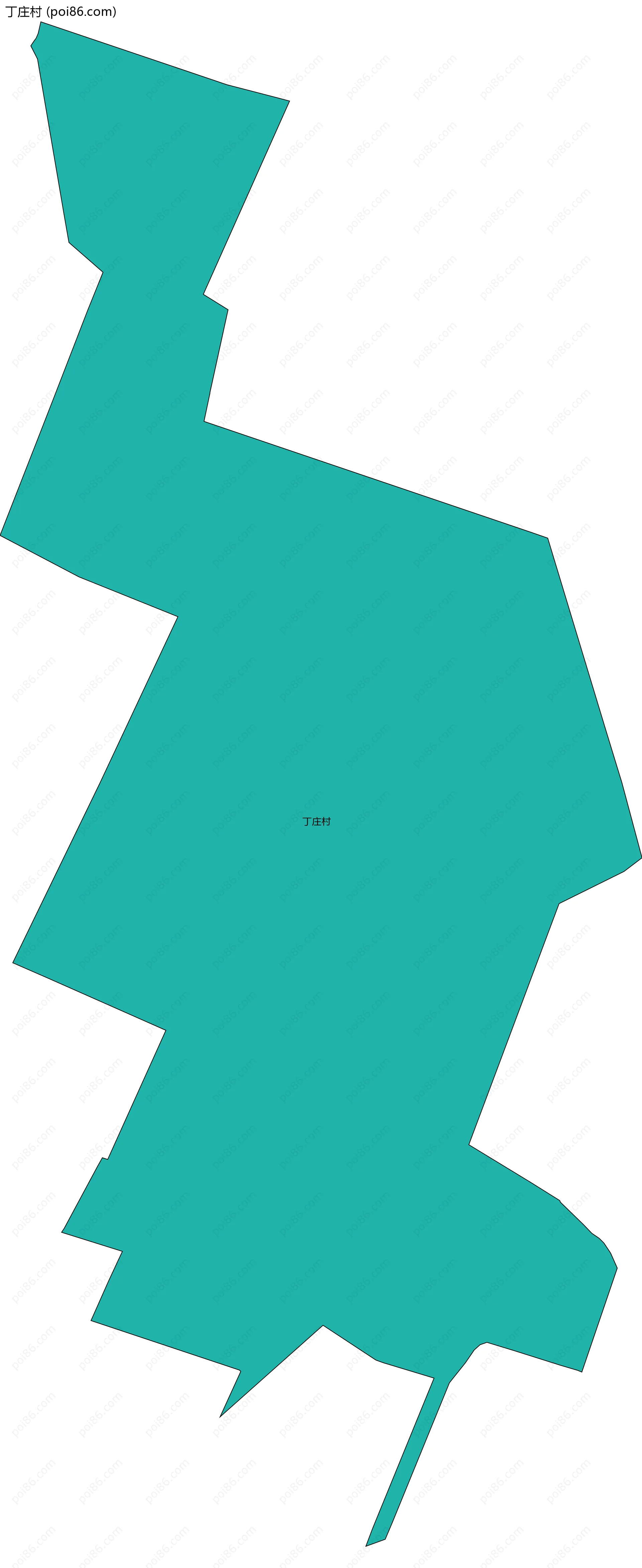 丁庄村边界地图