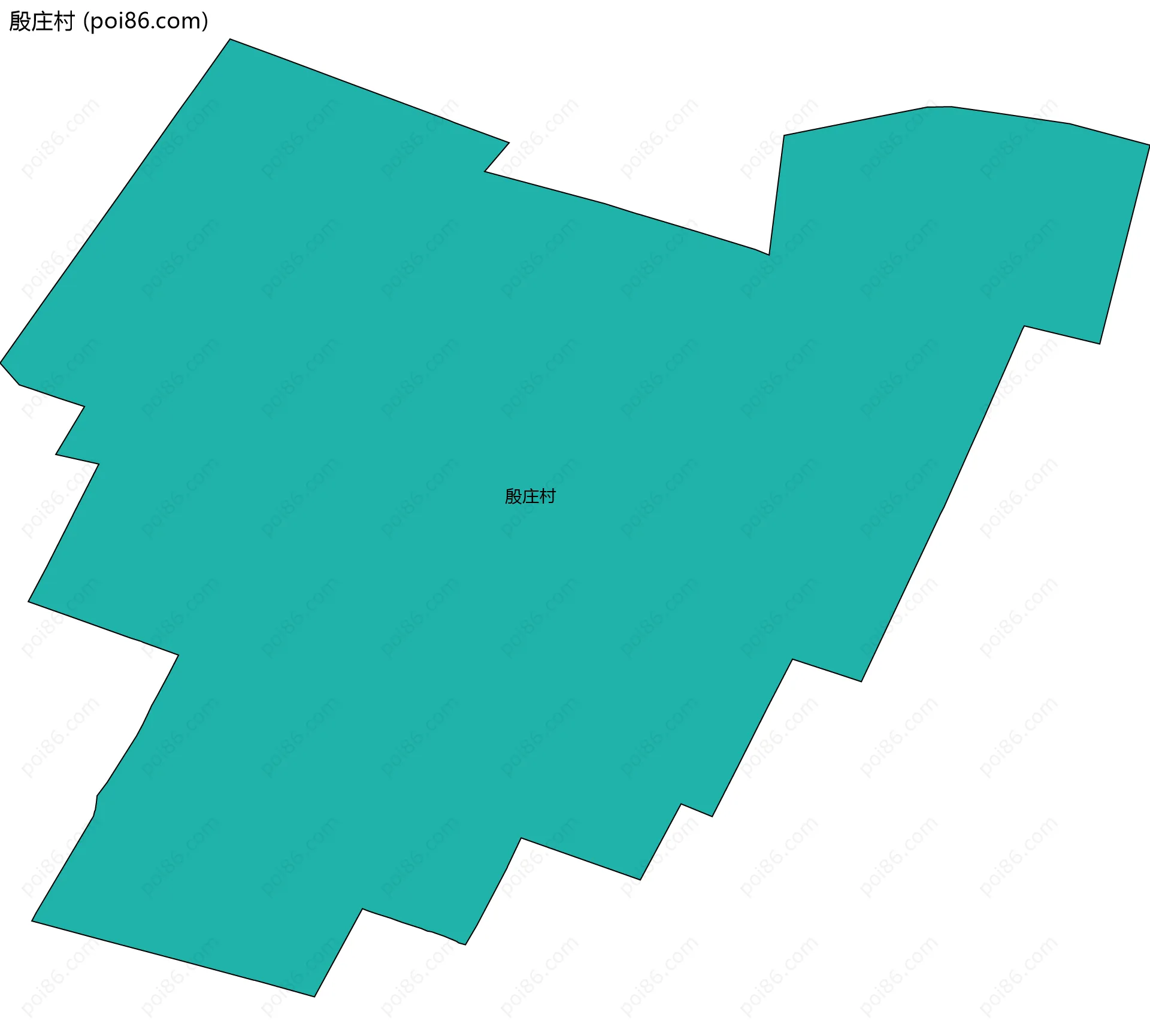 殷庄村边界地图