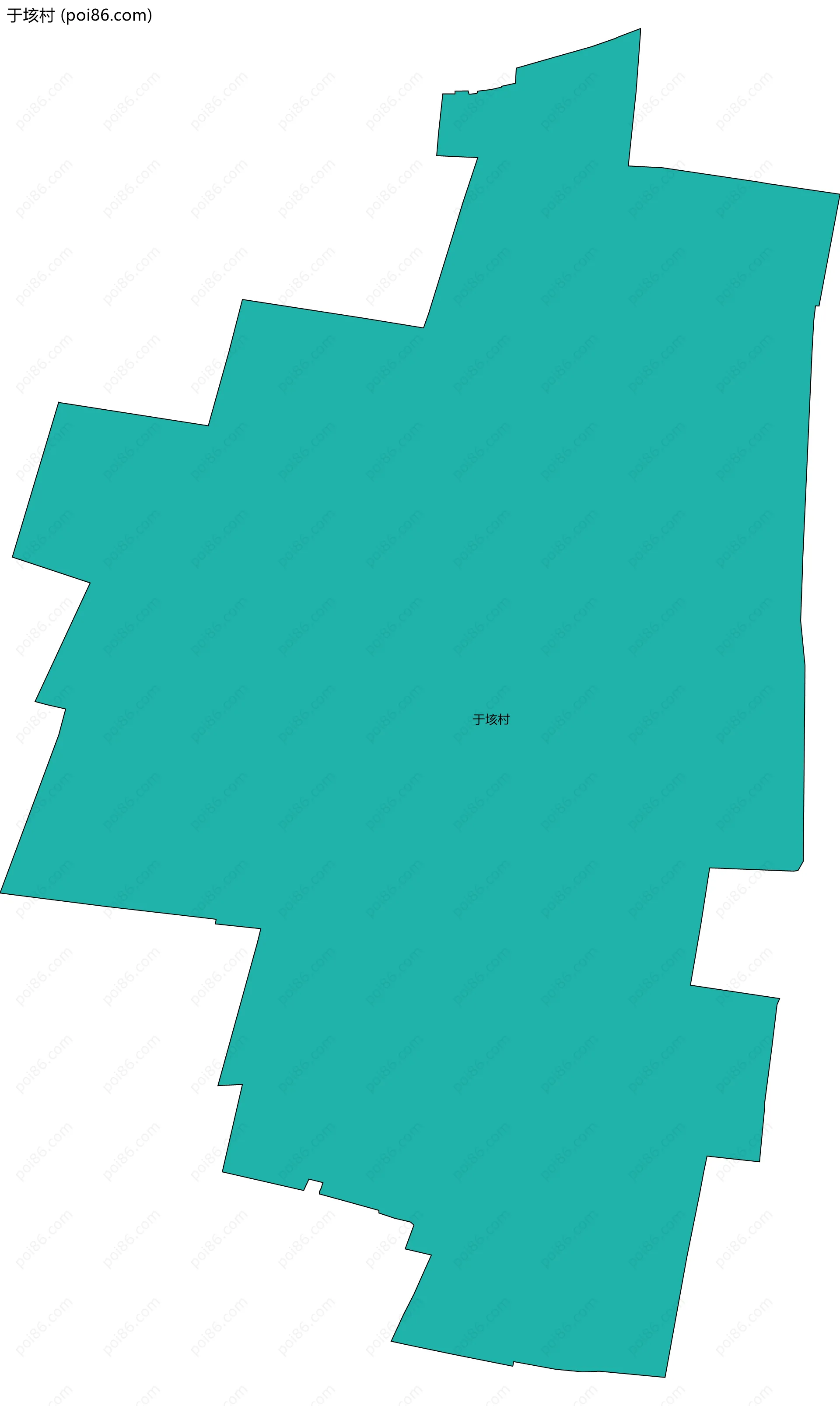 于垓村边界地图