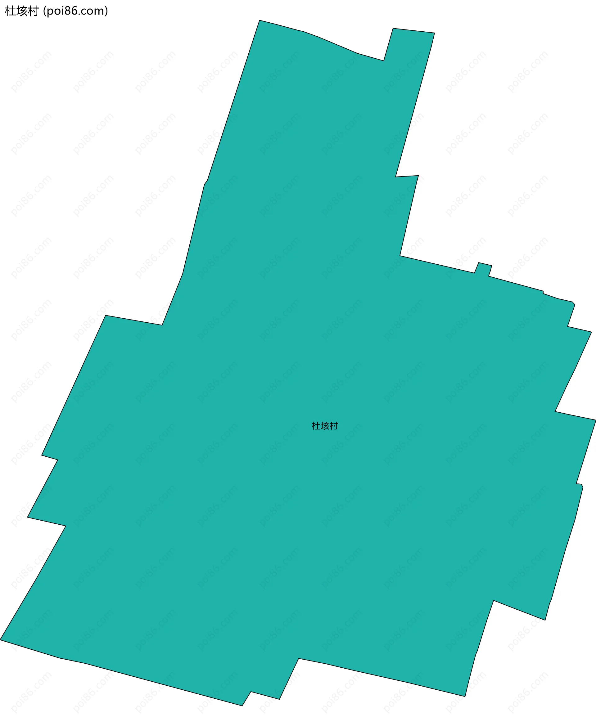 杜垓村边界地图