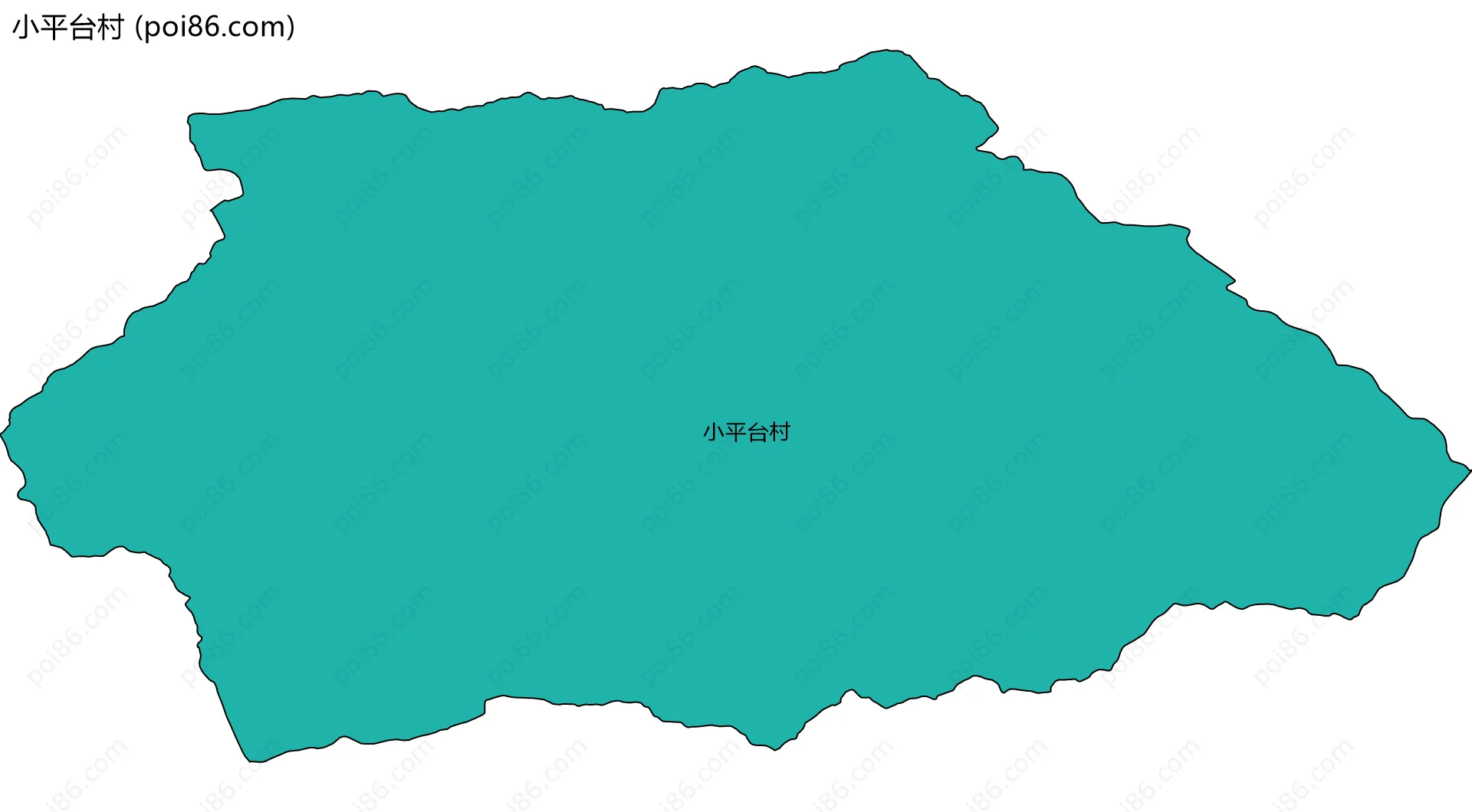 小平台村边界地图