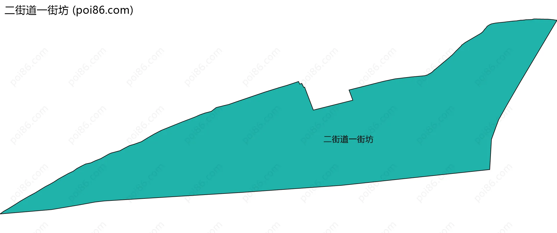 二街道一街坊边界地图