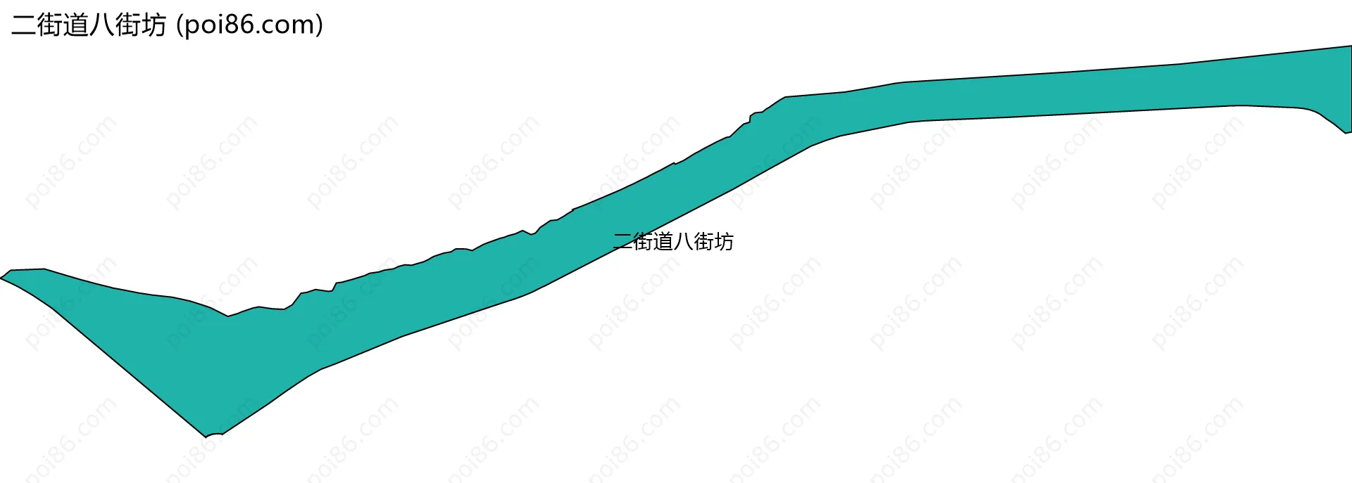 二街道八街坊边界地图