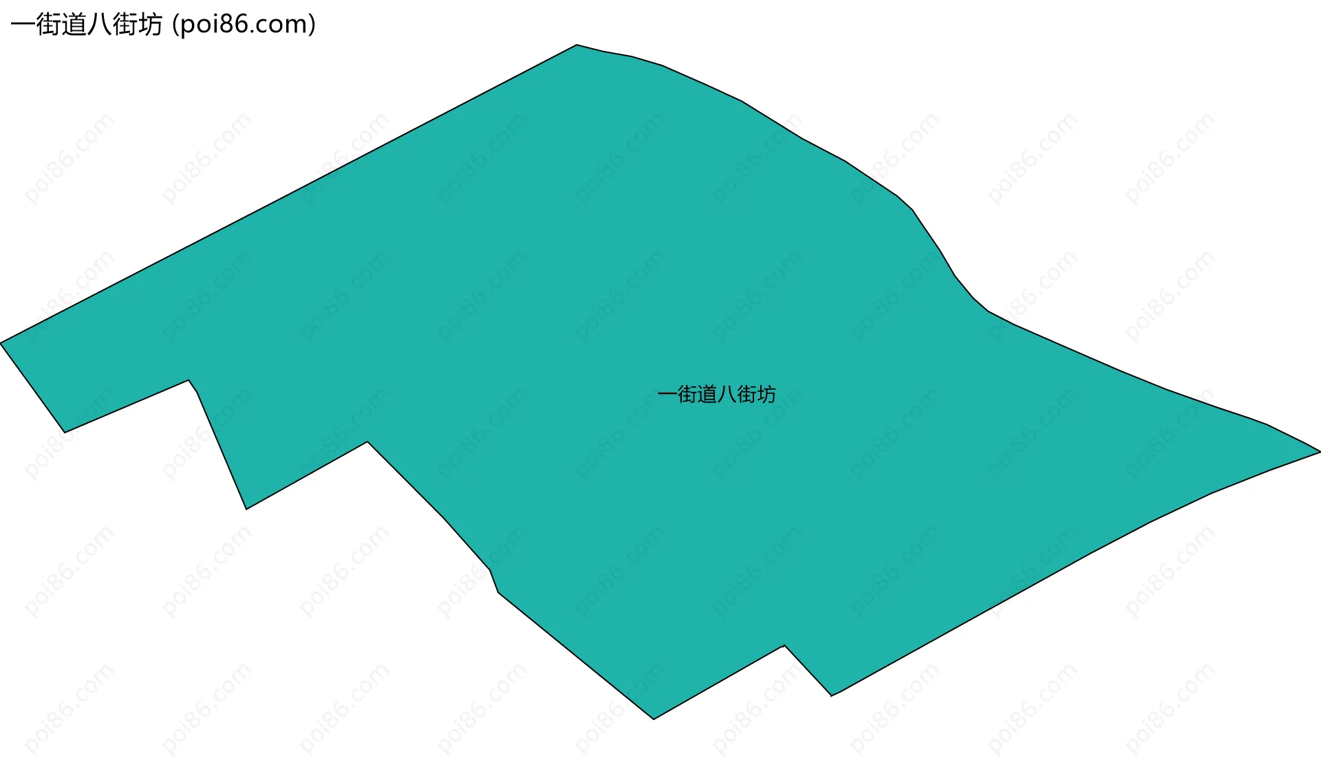 一街道八街坊边界地图