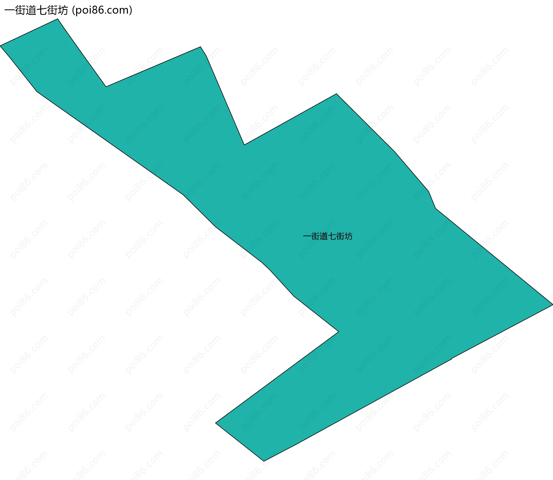 一街道七街坊边界地图