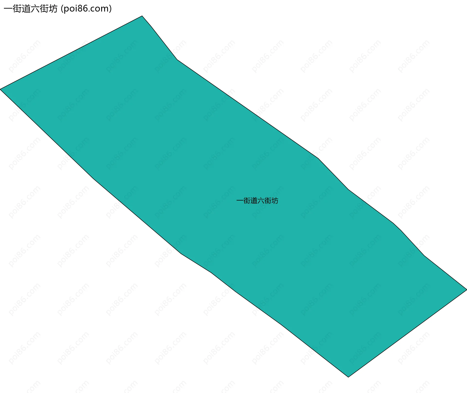 一街道六街坊边界地图