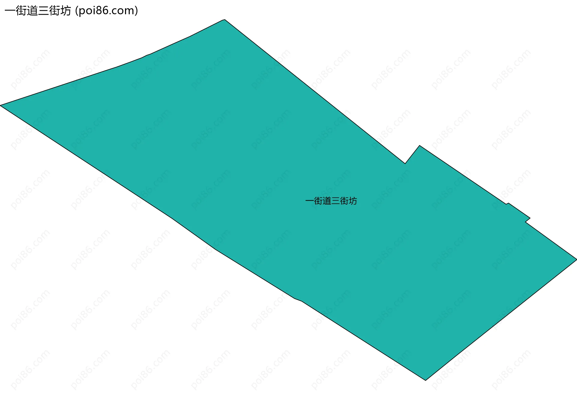 一街道三街坊边界地图