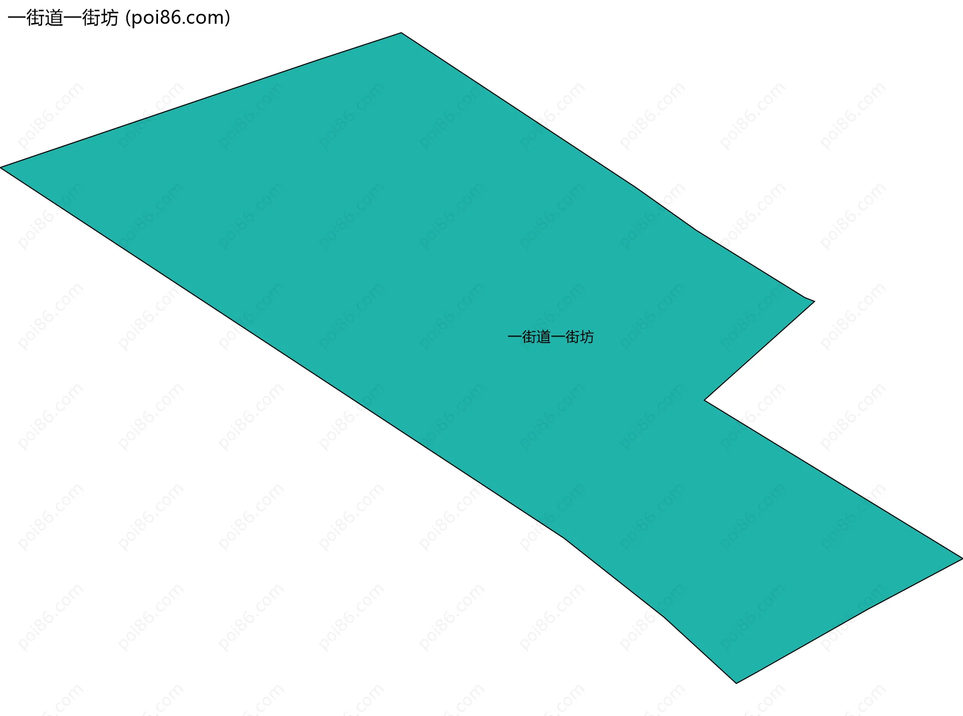 一街道一街坊边界地图