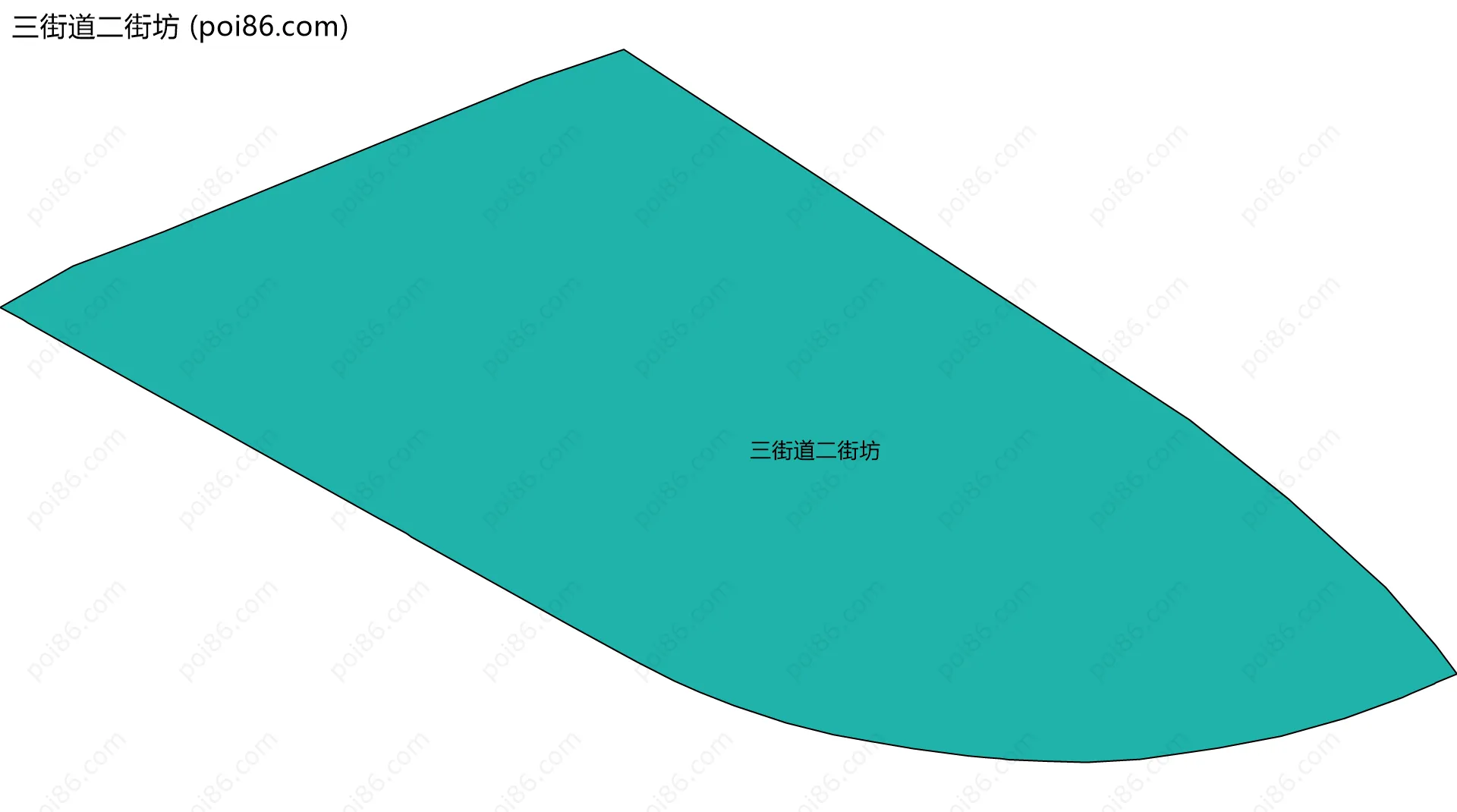 三街道二街坊边界地图