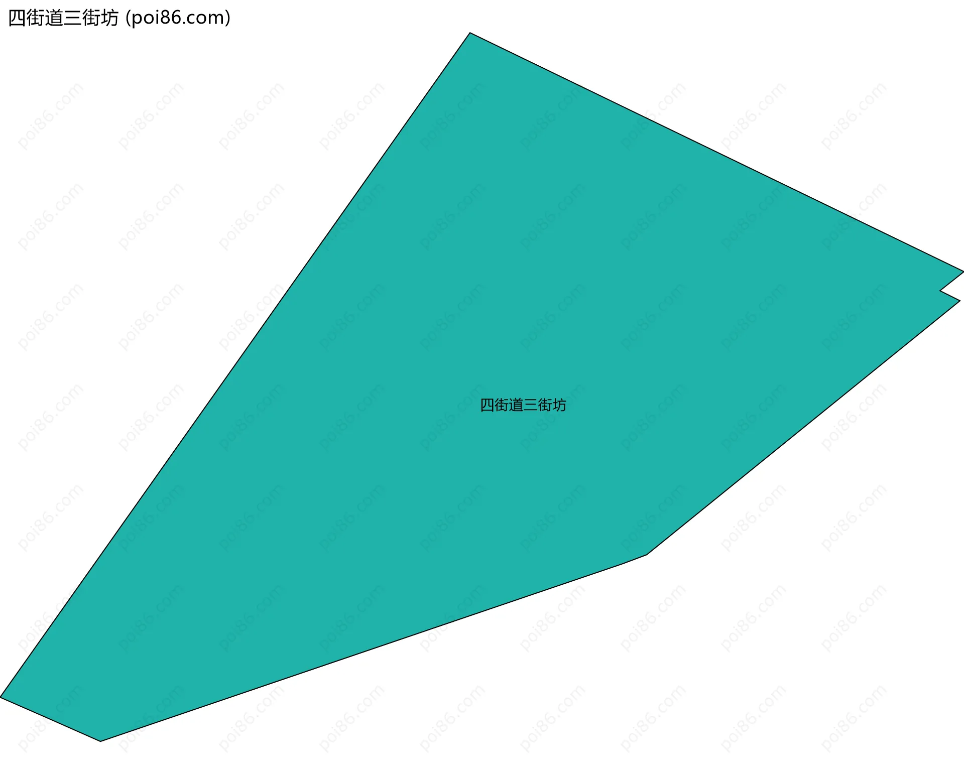 四街道三街坊边界地图