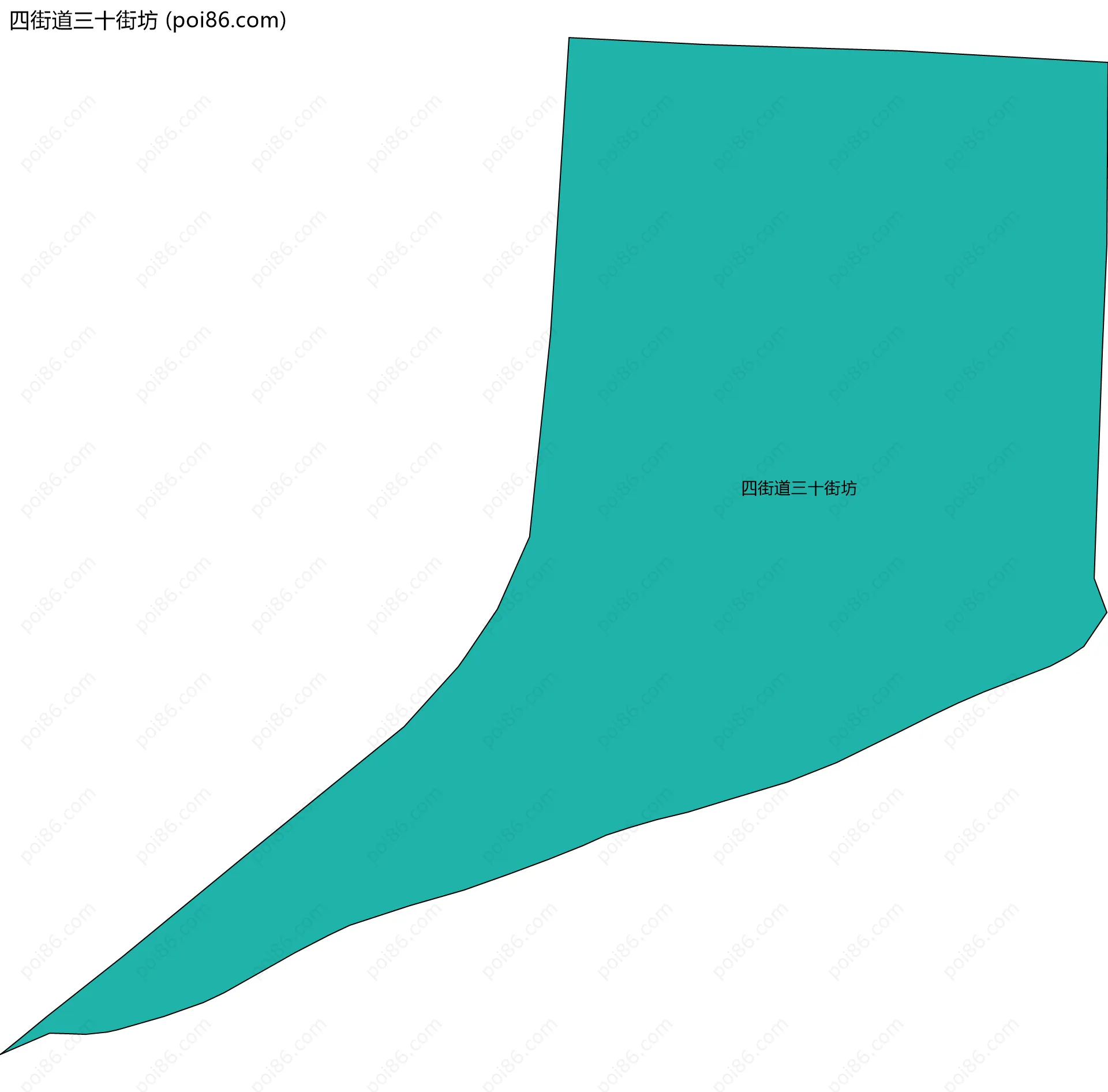 四街道三十街坊边界地图
