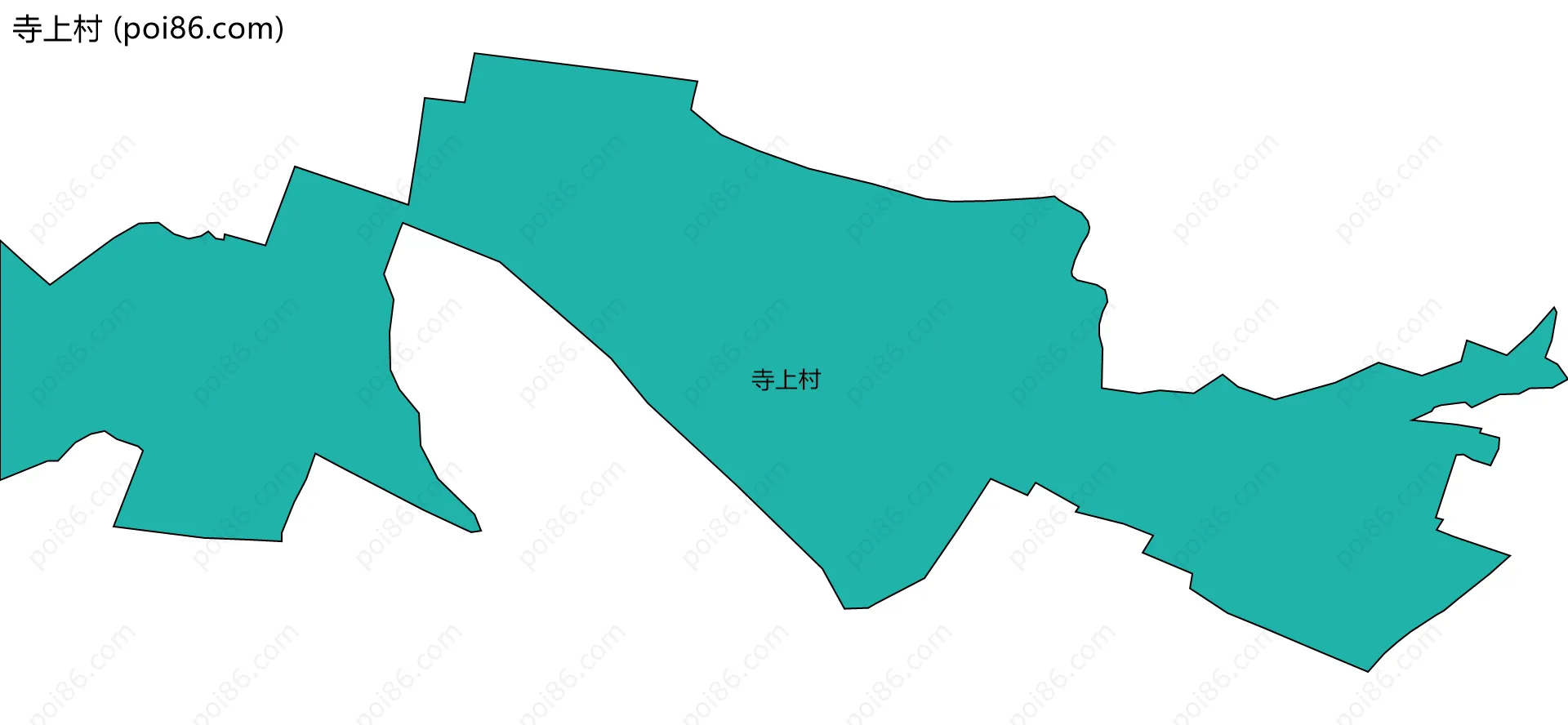 寺上村边界地图