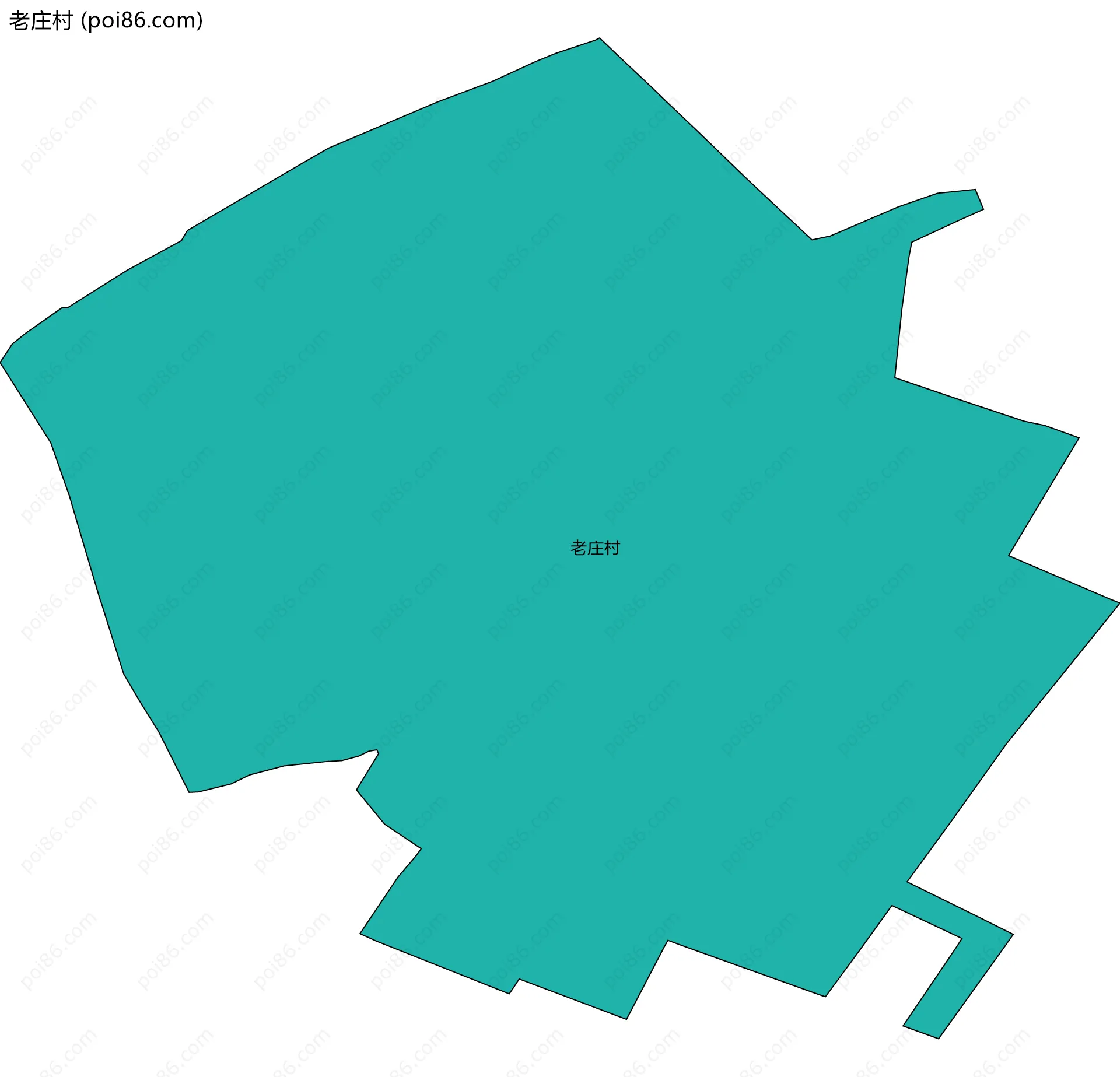 老庄村边界地图