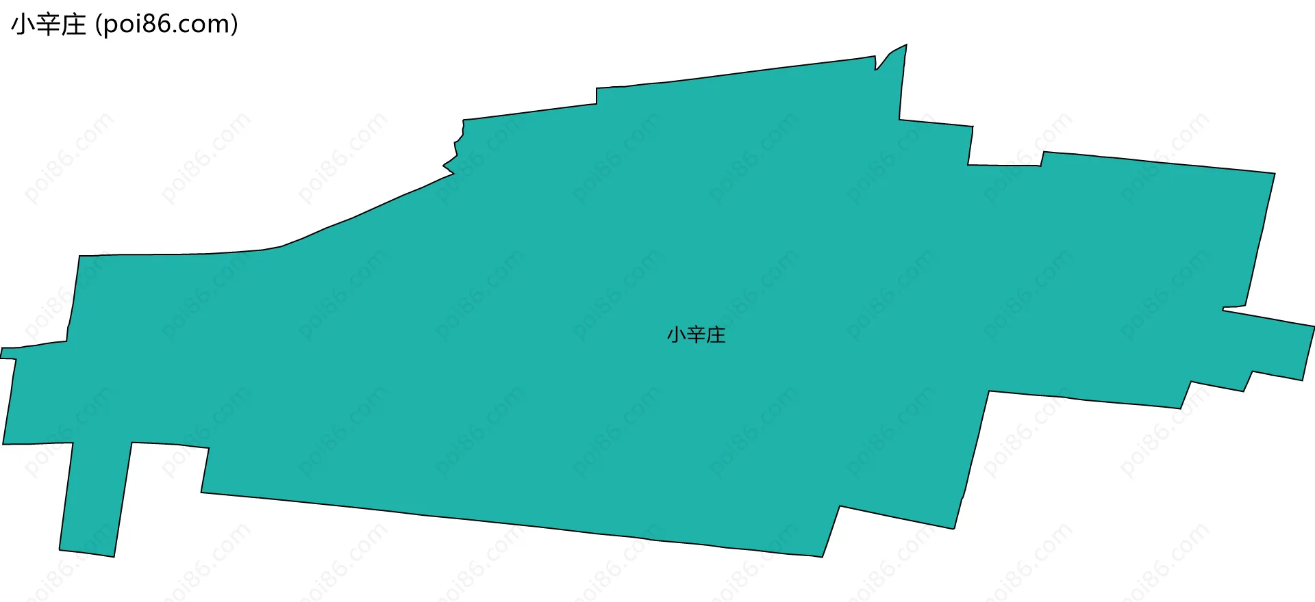 小辛庄边界地图