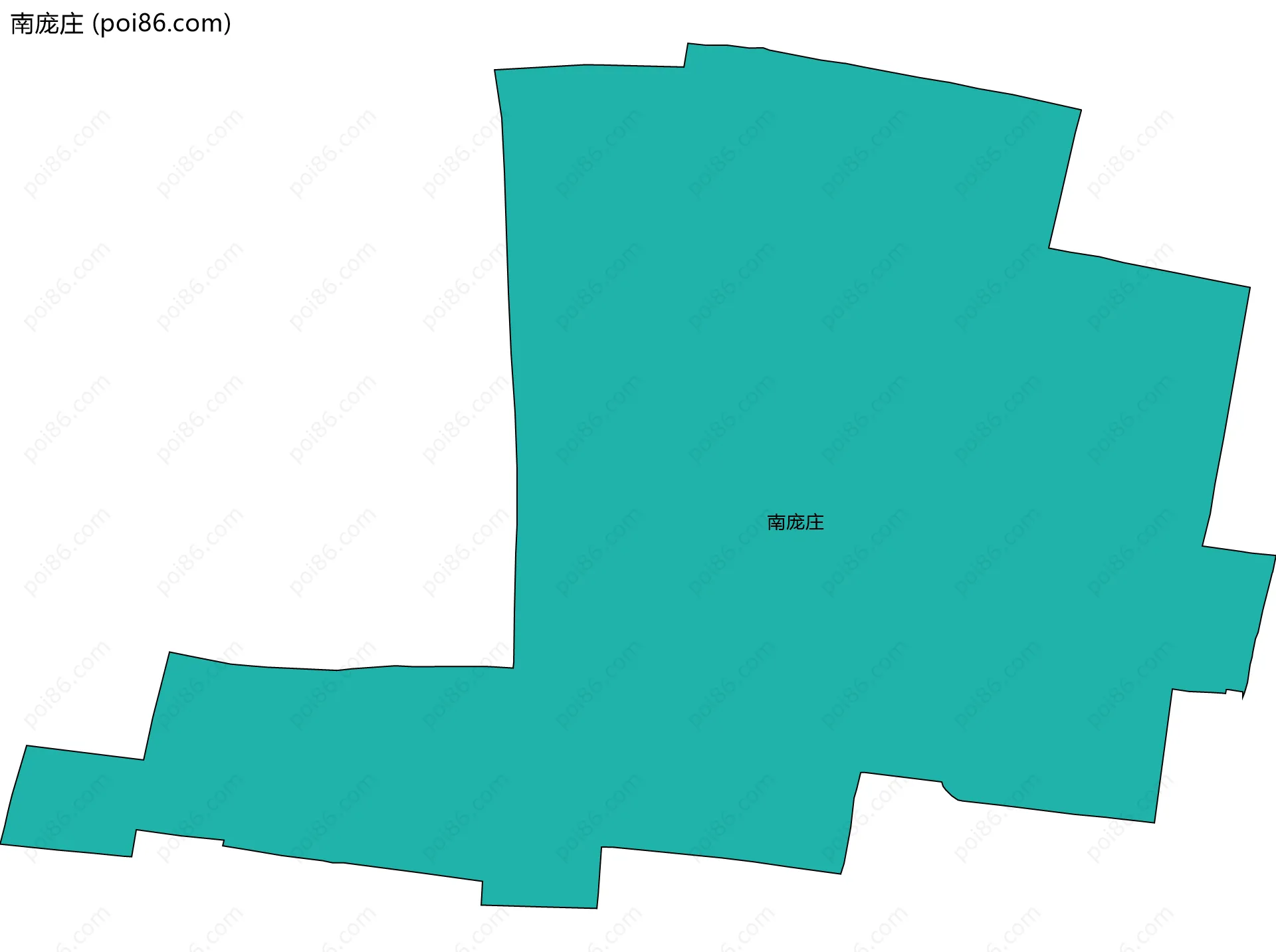 南庞庄边界地图