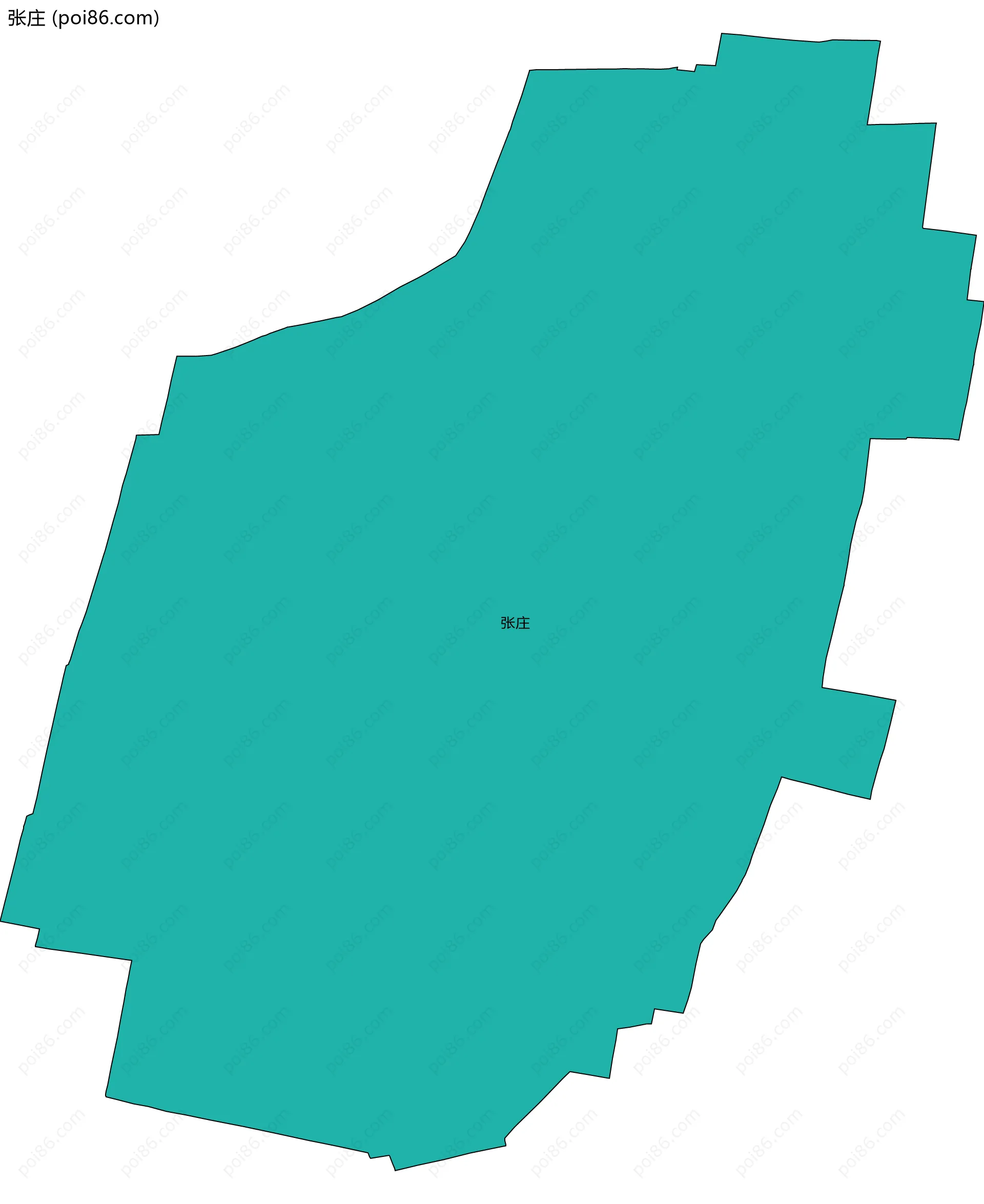 张庄边界地图
