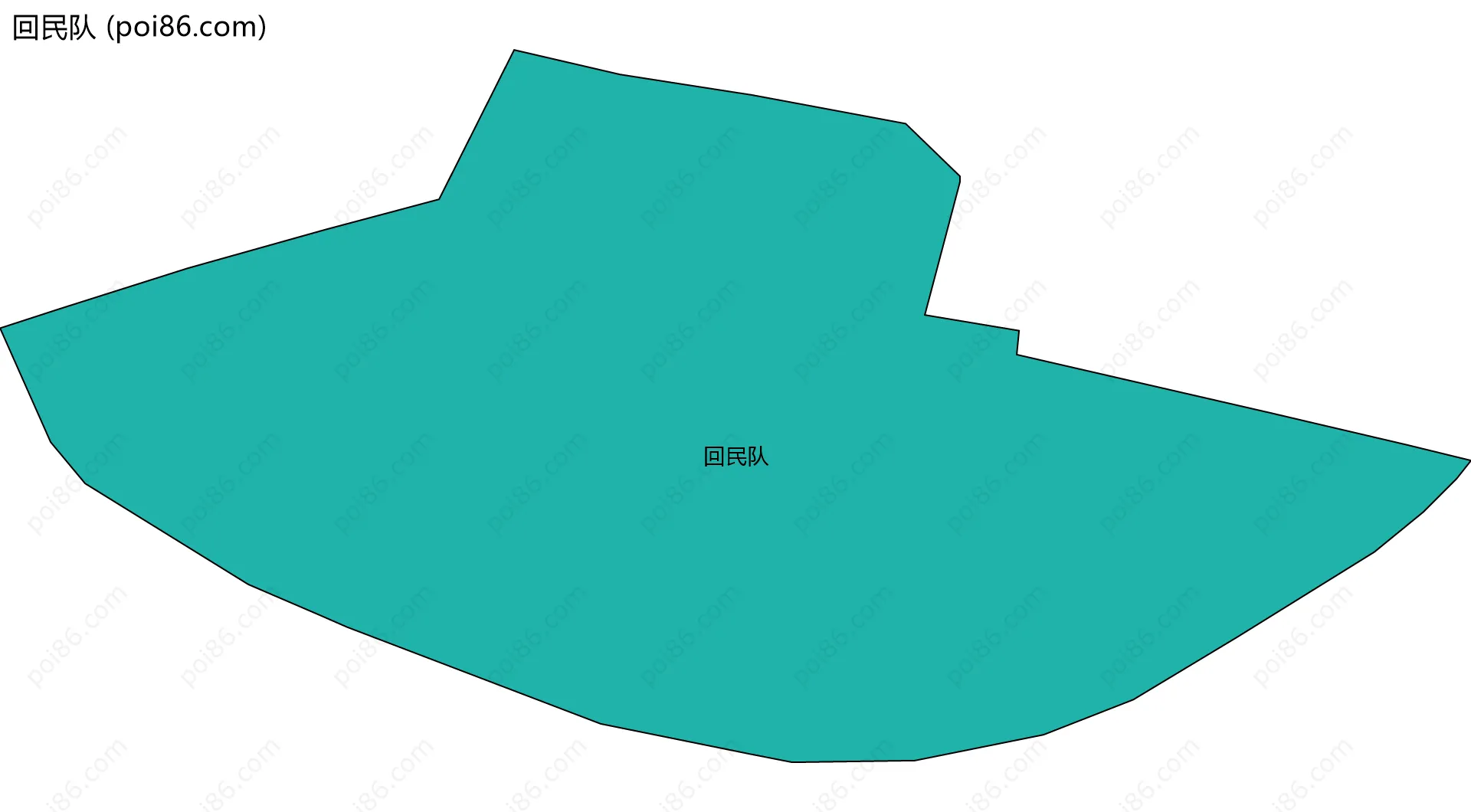 回民队边界地图