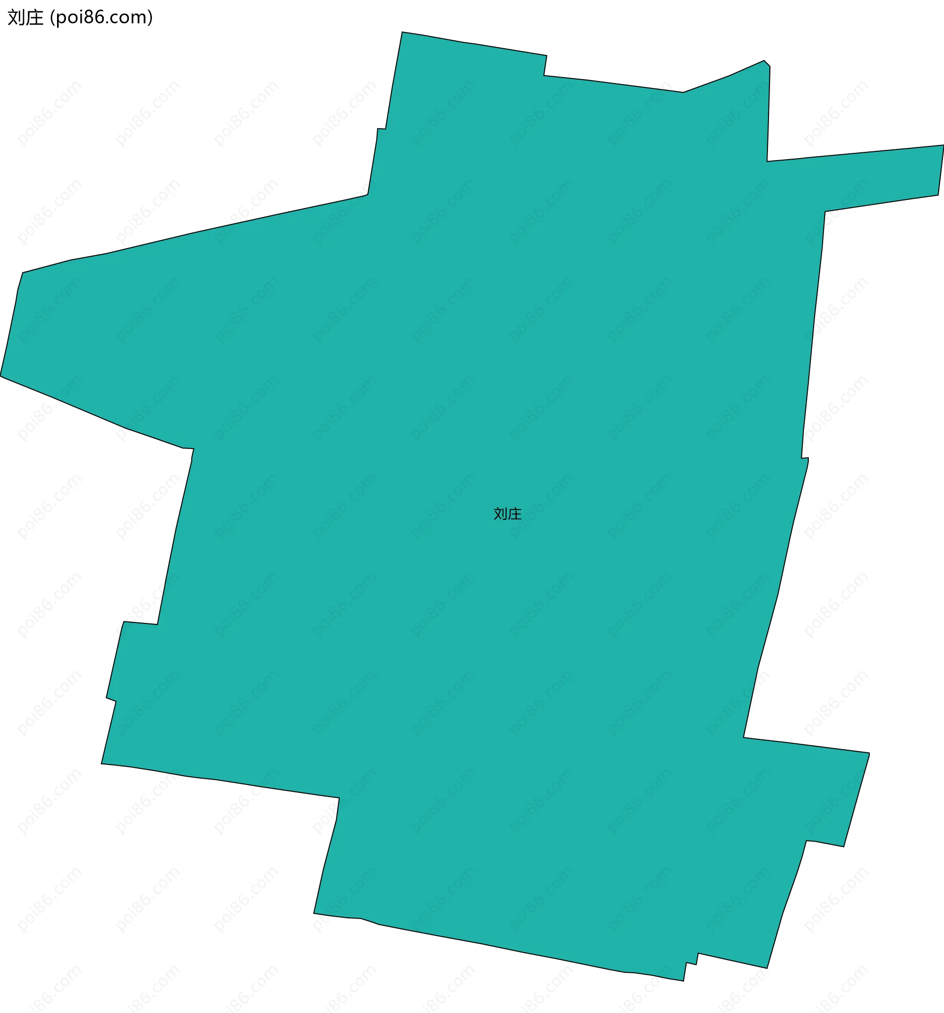 刘庄边界地图