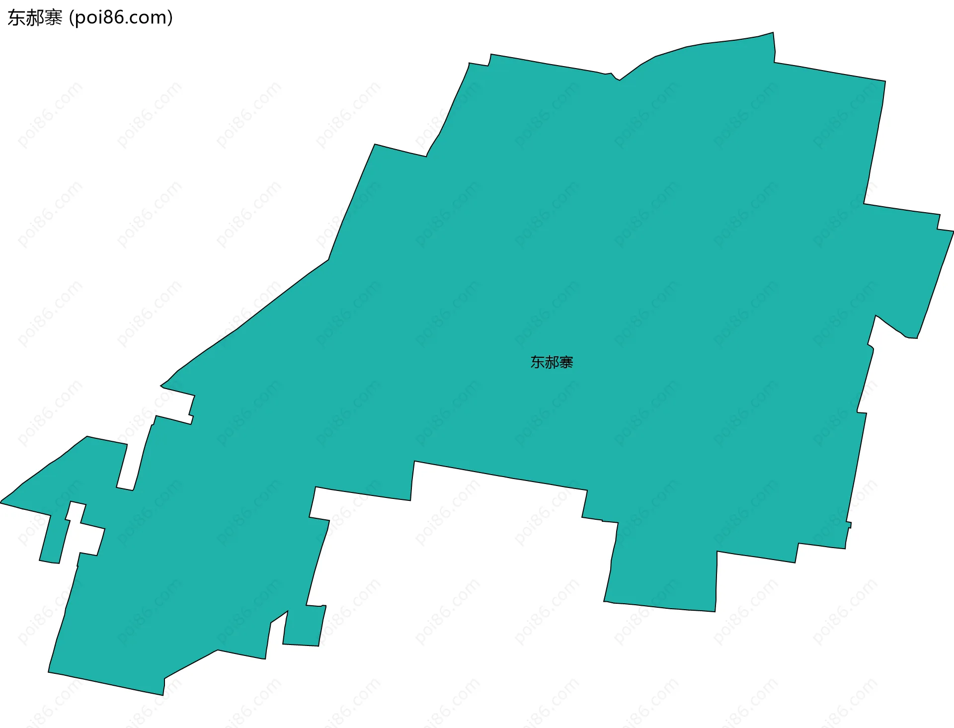 东郝寨边界地图