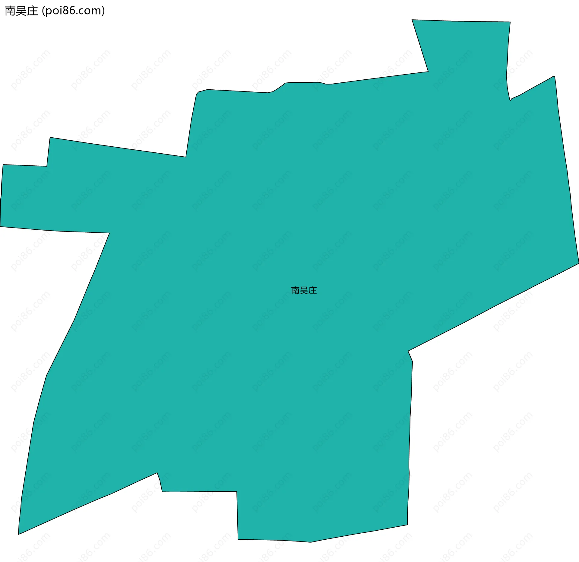 南吴庄边界地图