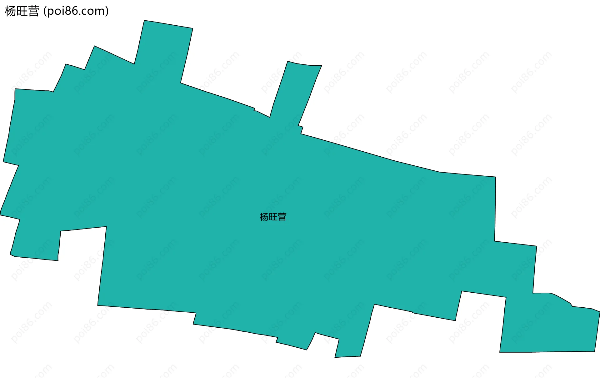 杨旺营边界地图