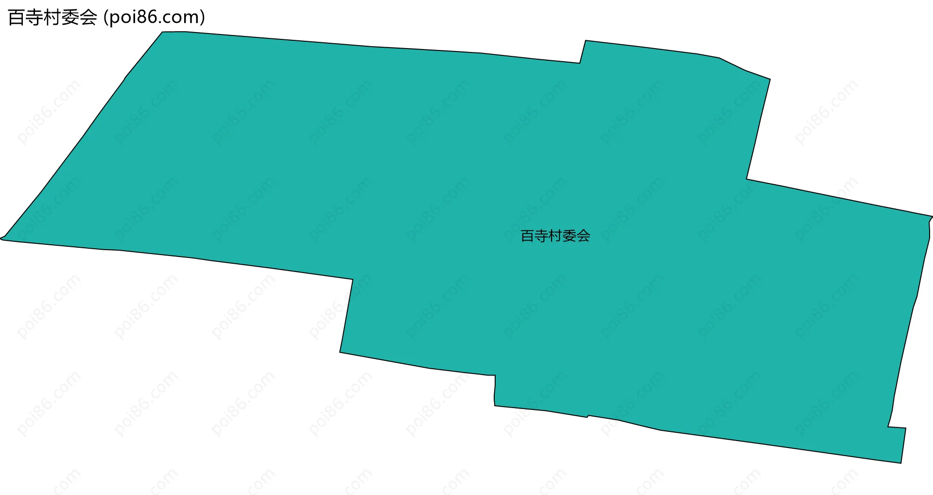 百寺村委会边界地图
