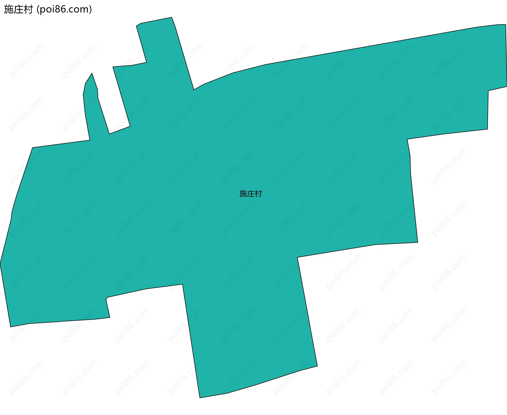 施庄村边界地图