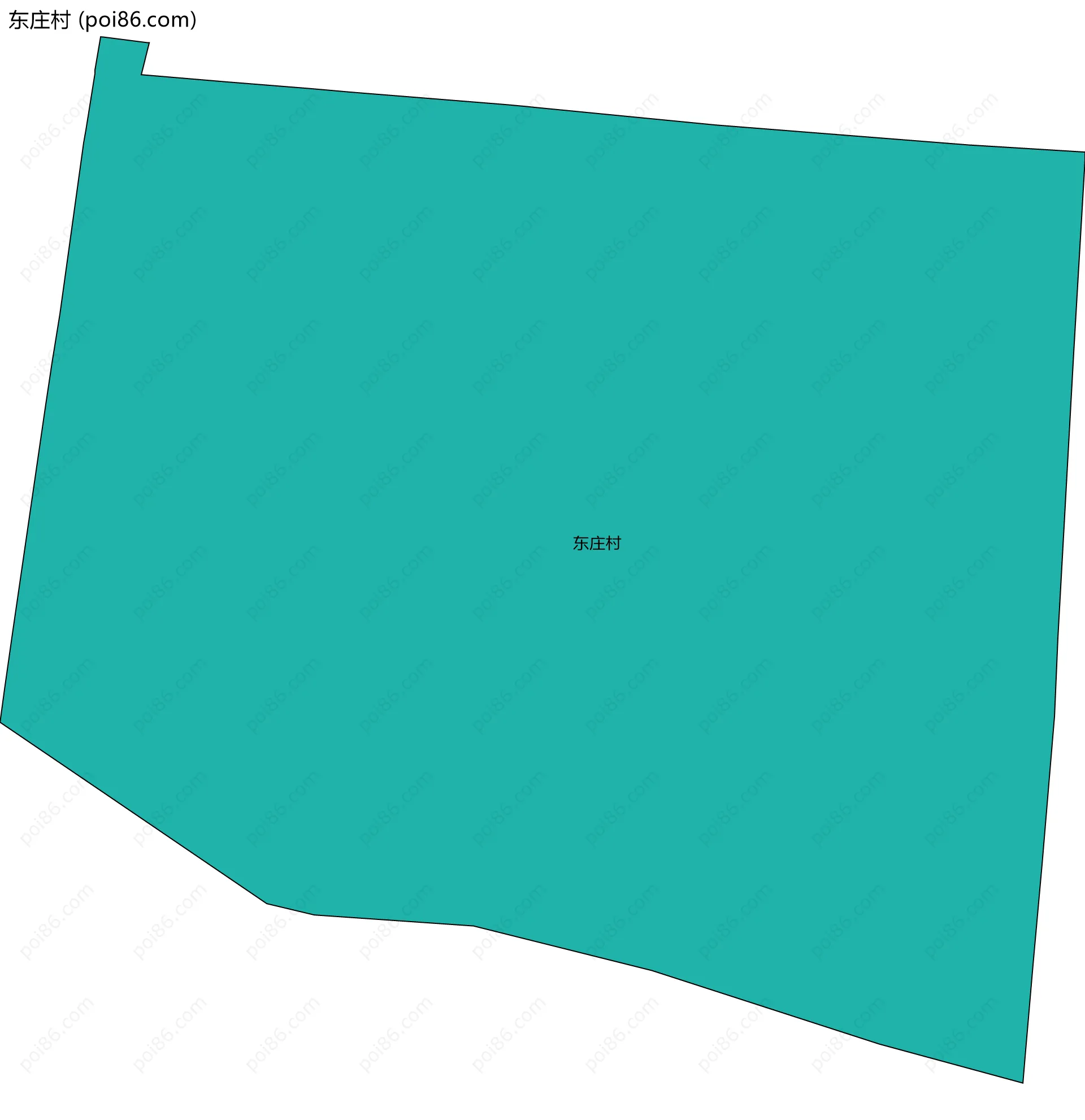 东庄村边界地图