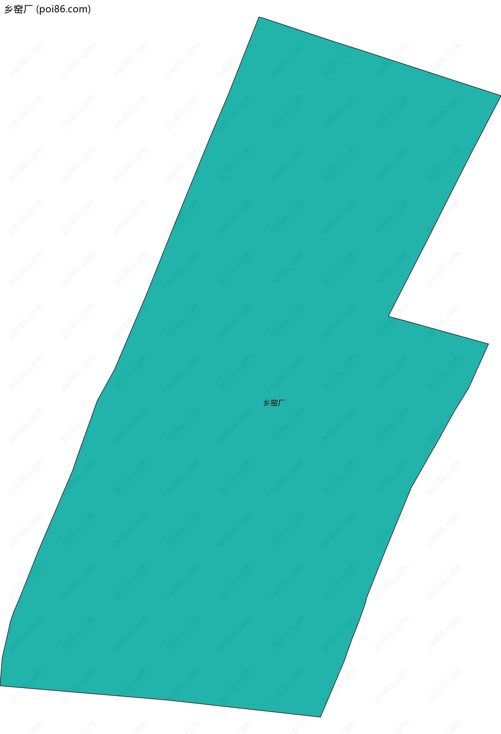 乡窑厂边界地图