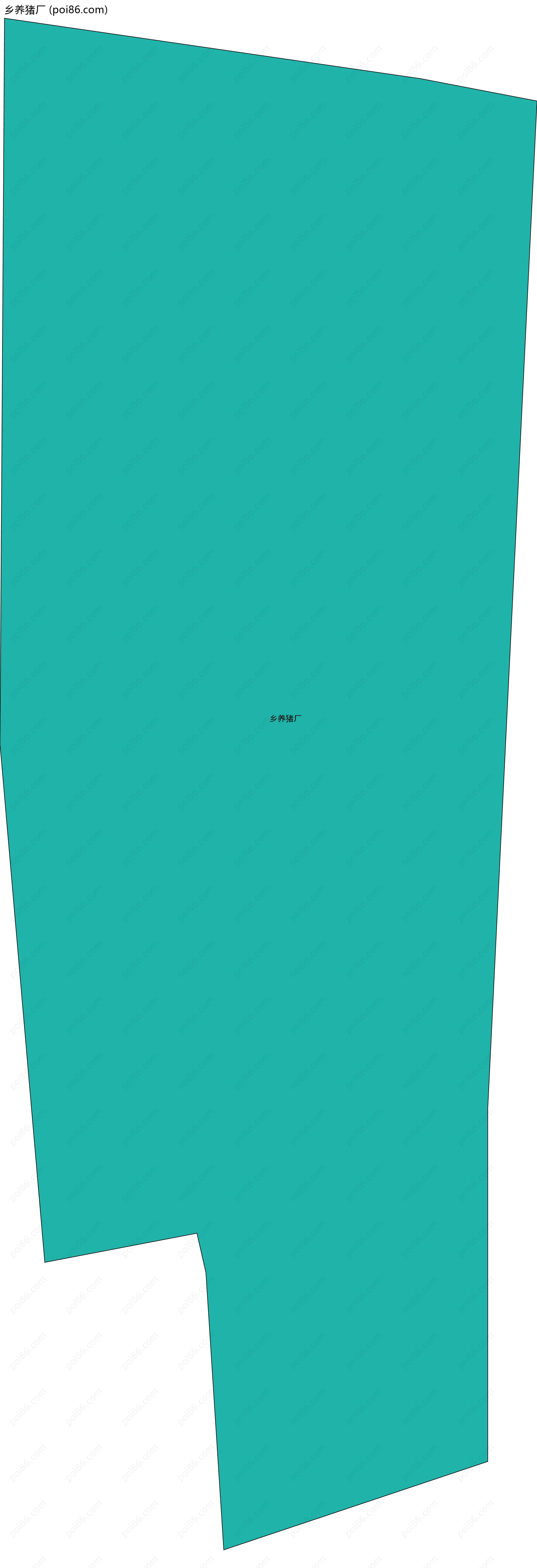 乡养猪厂边界地图