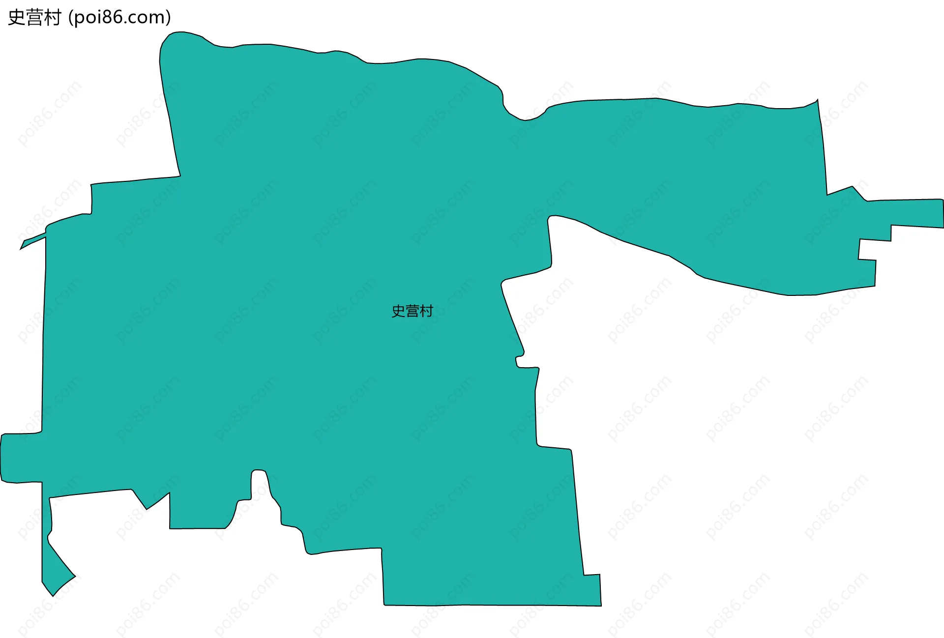 史营村边界地图