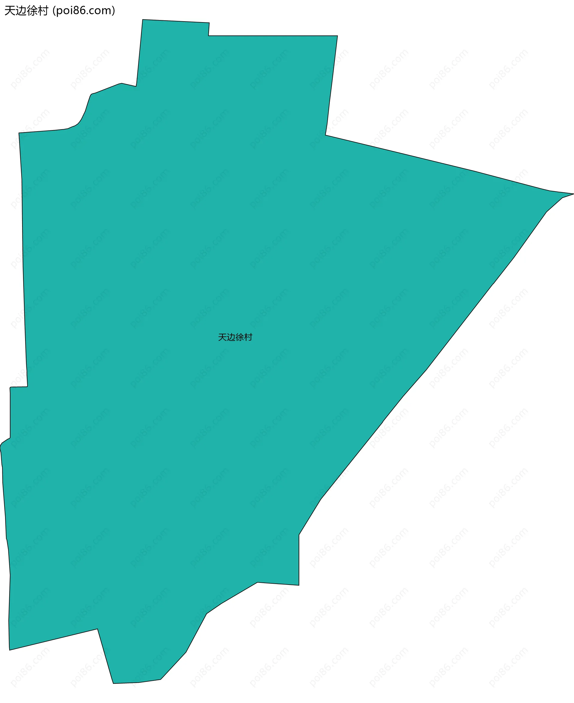 天边徐村边界地图