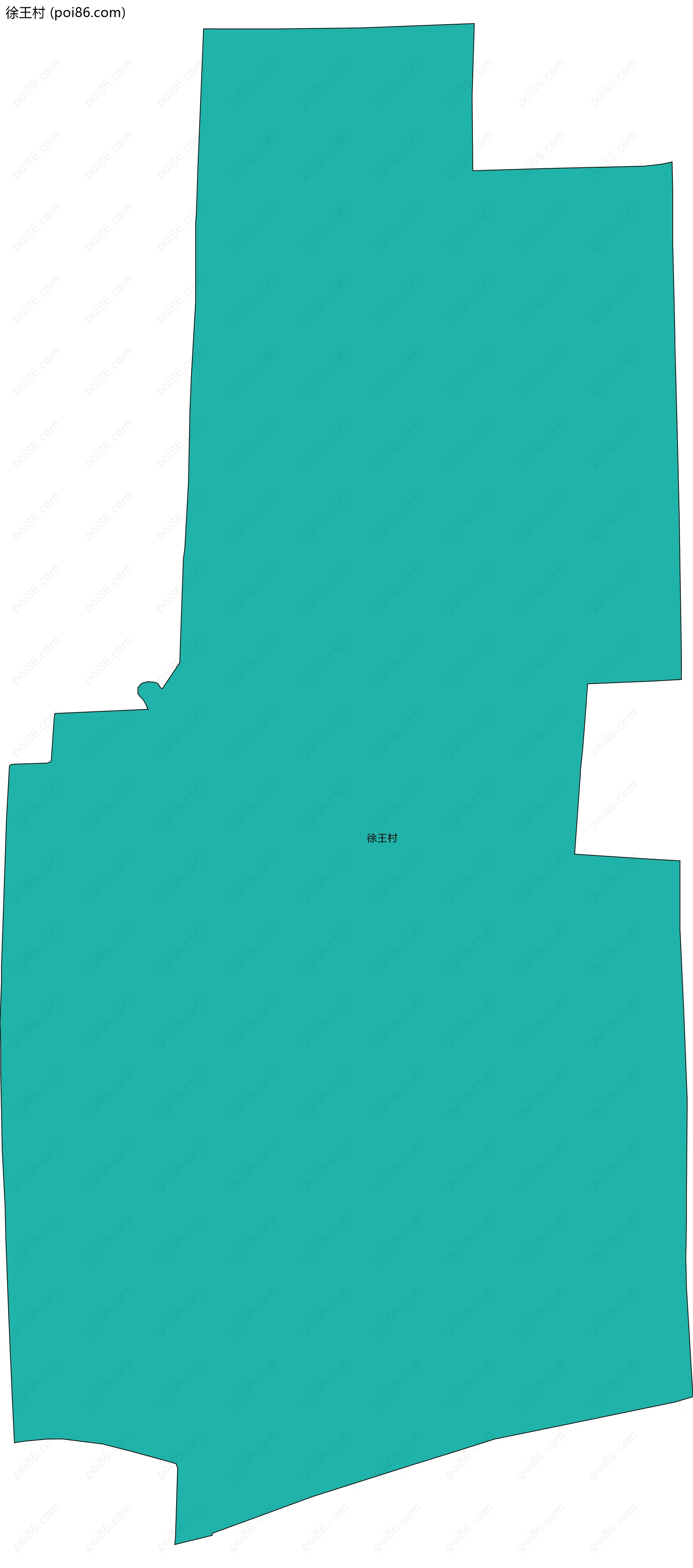 徐王村边界地图