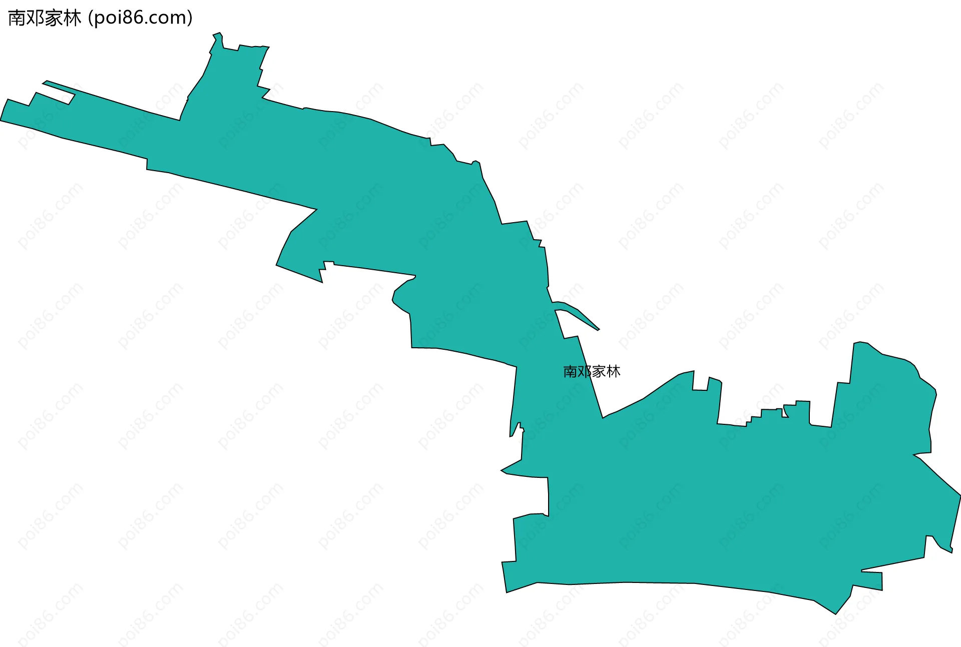 南邓家林边界地图
