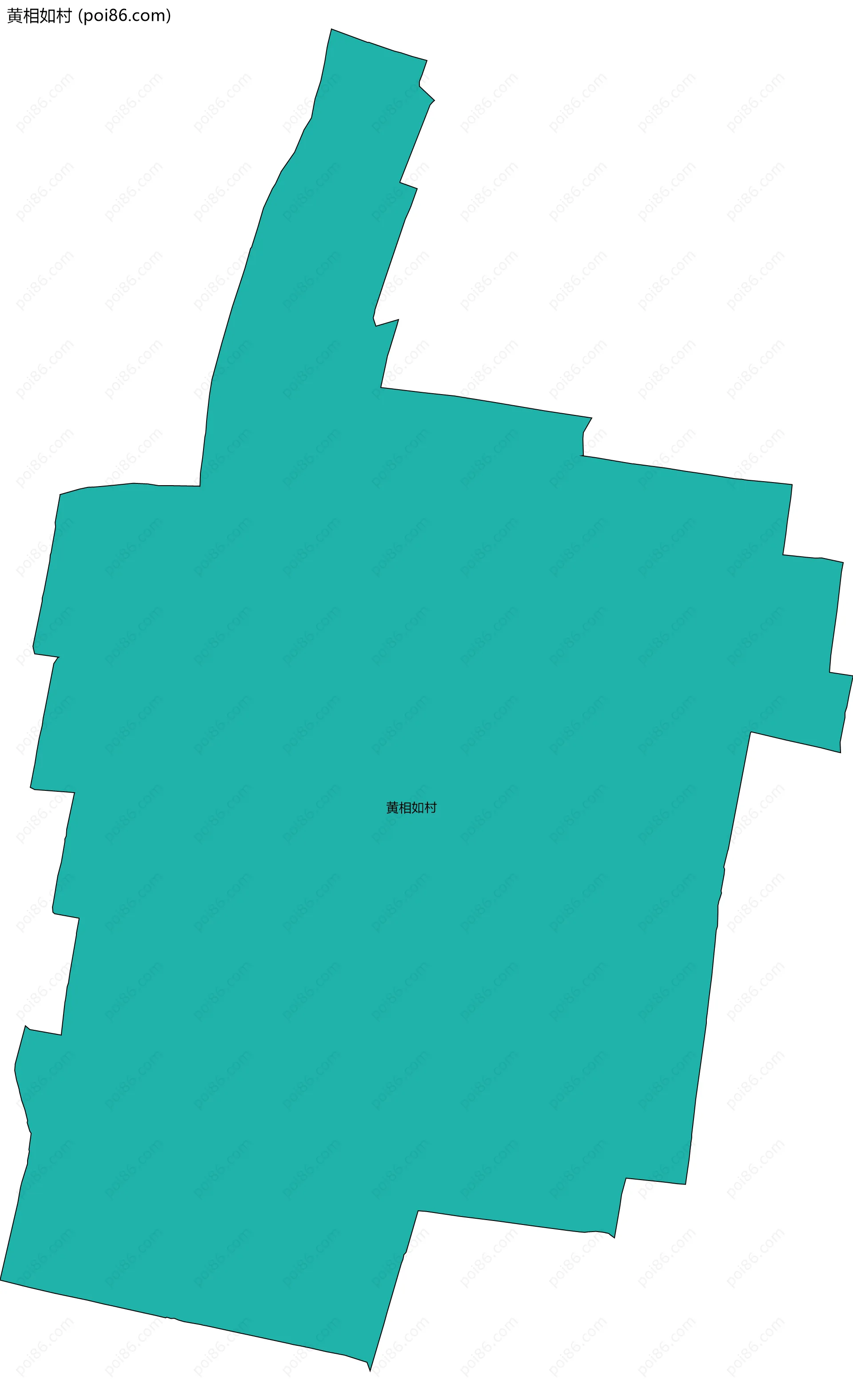 黄相如村边界地图