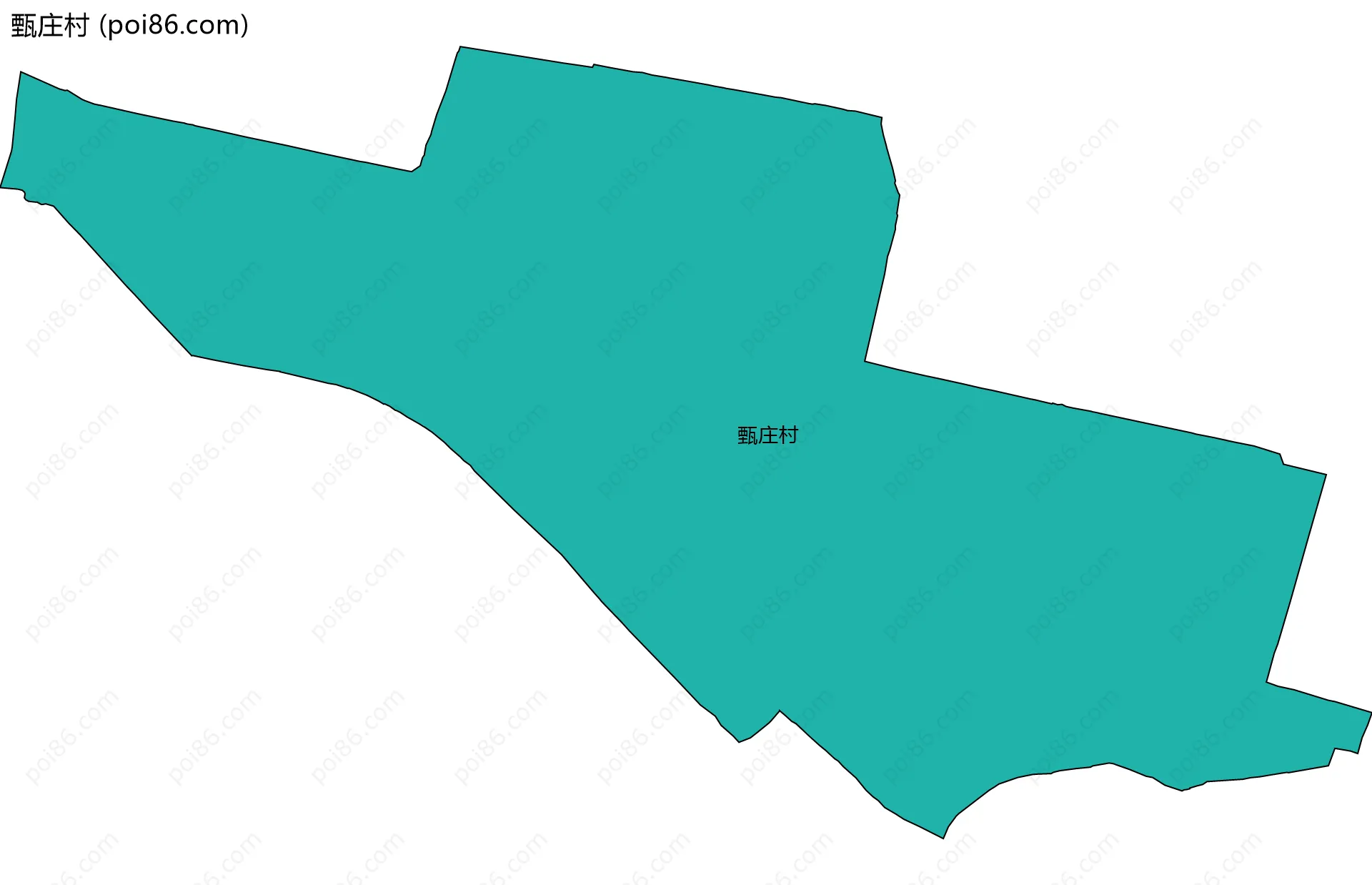 甄庄村边界地图