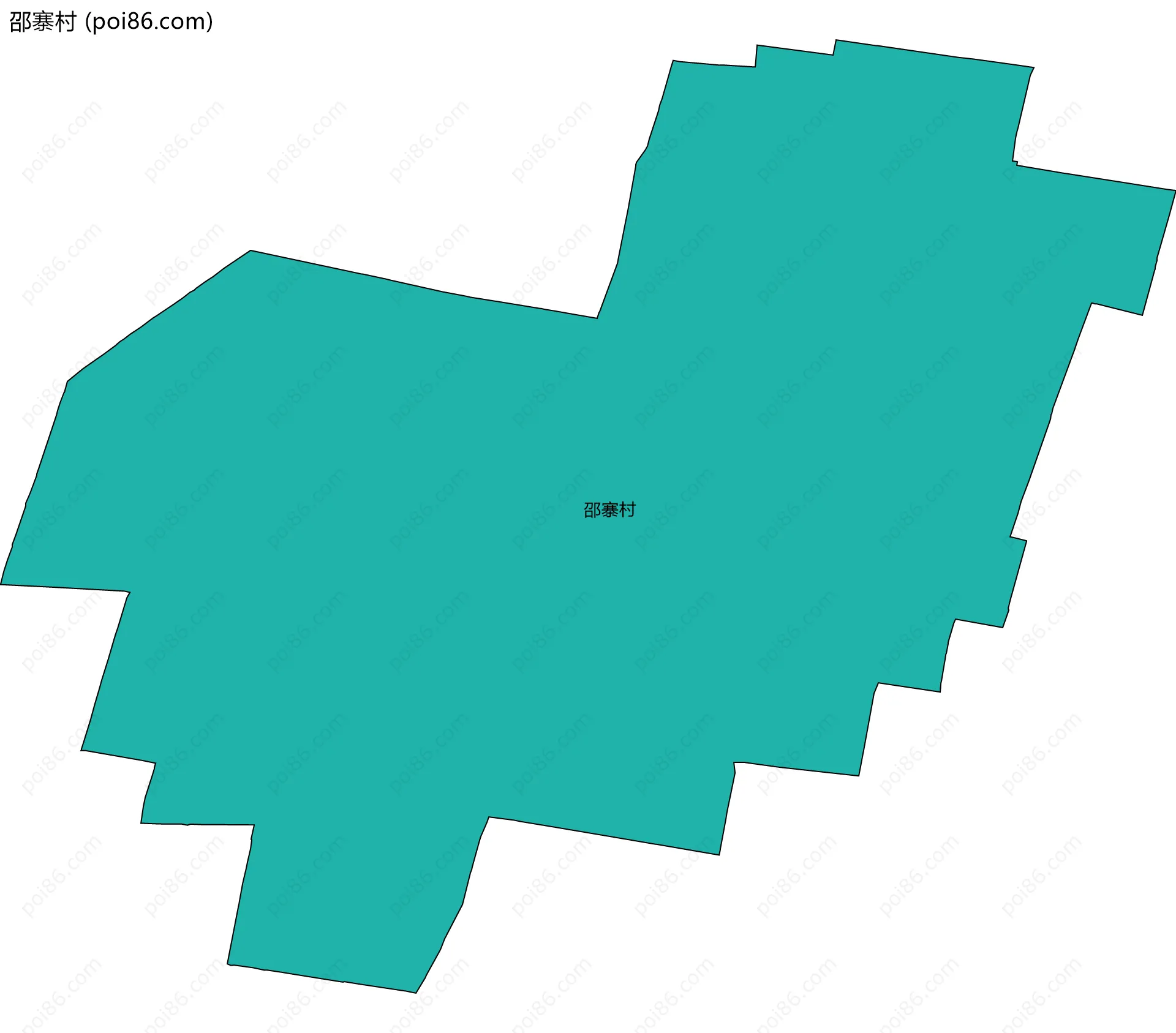 邵寨村边界地图