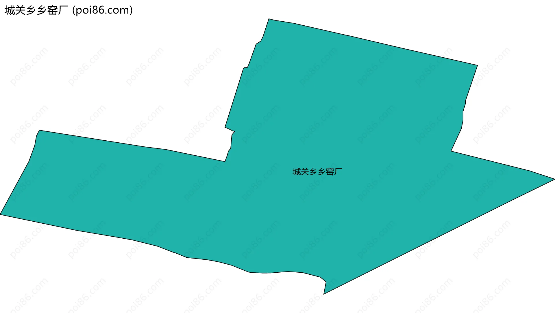 城关乡乡窑厂边界地图